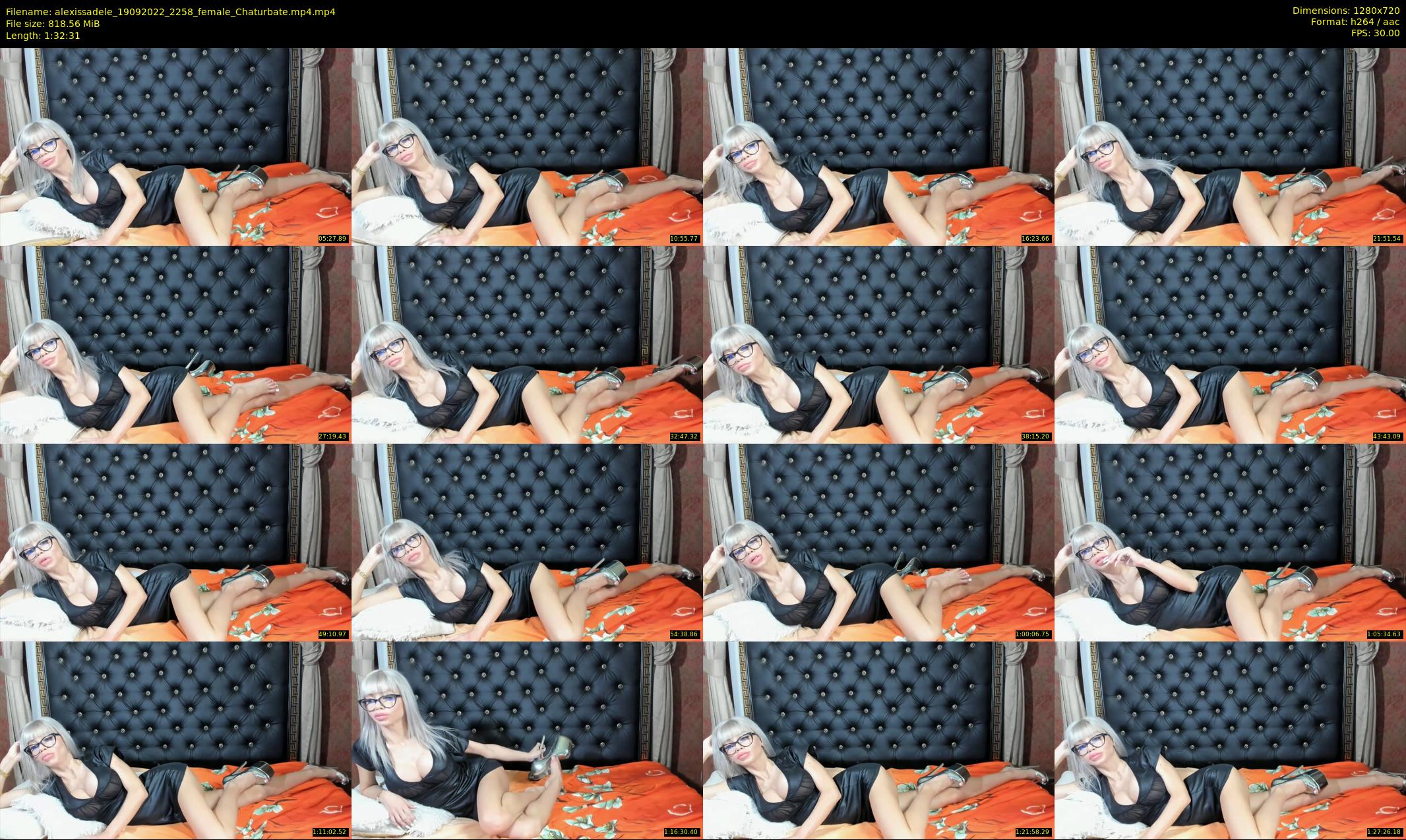 alexissadele — 93 minute Chaturbate female cam show recording, 720p, Sep 19, 2022