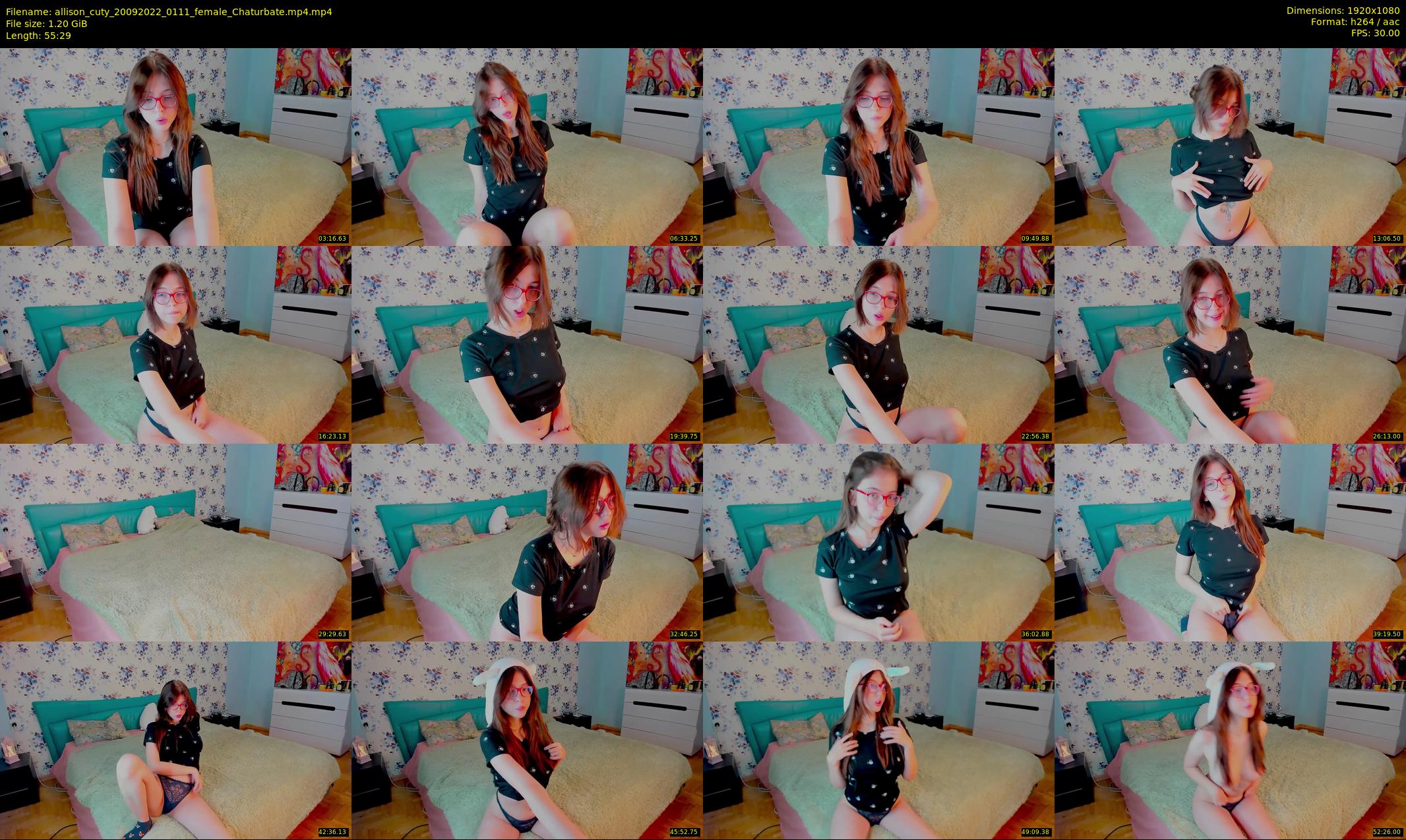 allison_cuty — 56 minute Chaturbate female cam show recording, 1080p, Sep 20, 2022