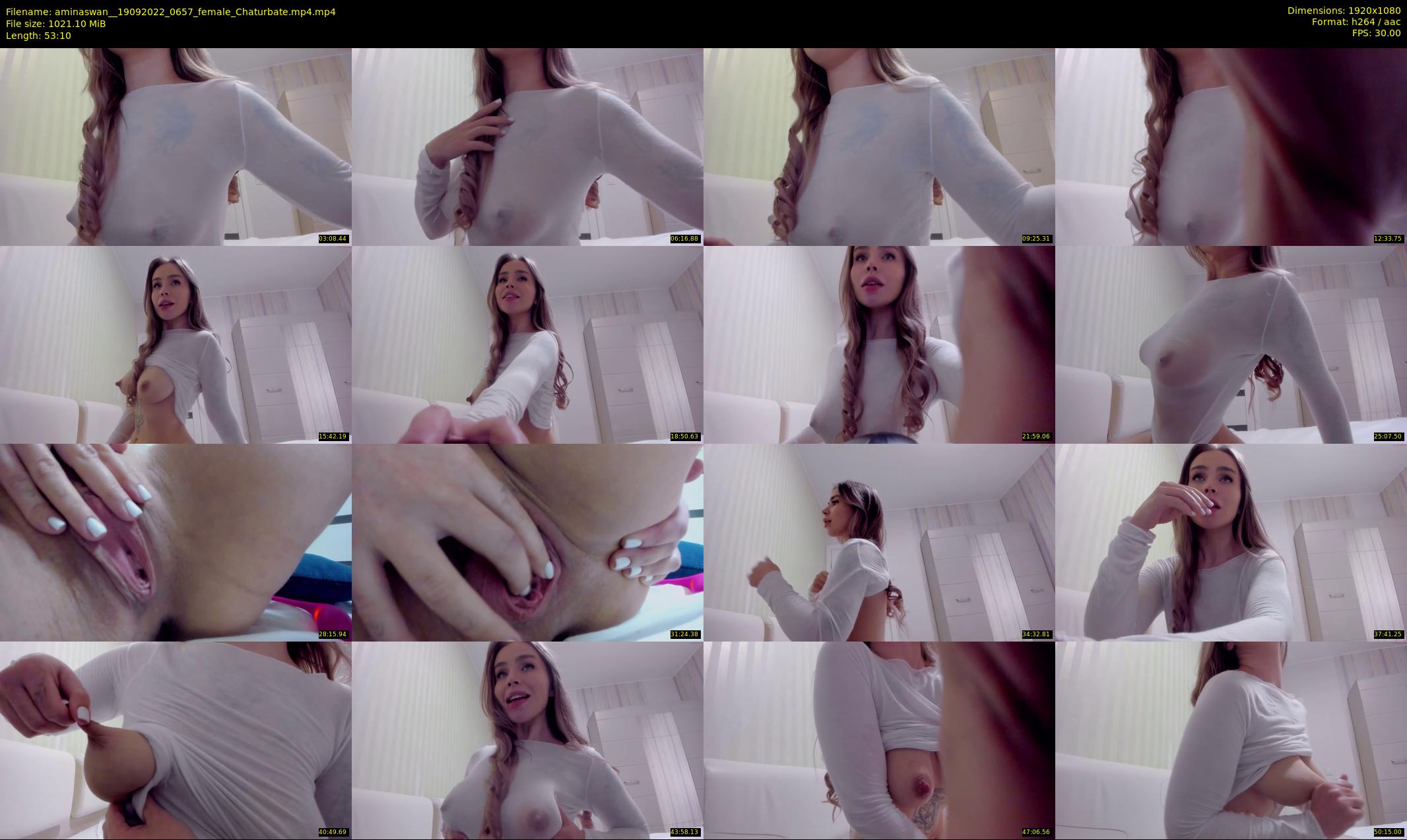 aminaswan_ — 54 minute Chaturbate female cam show recording, 1080p, Sep 19, 2022