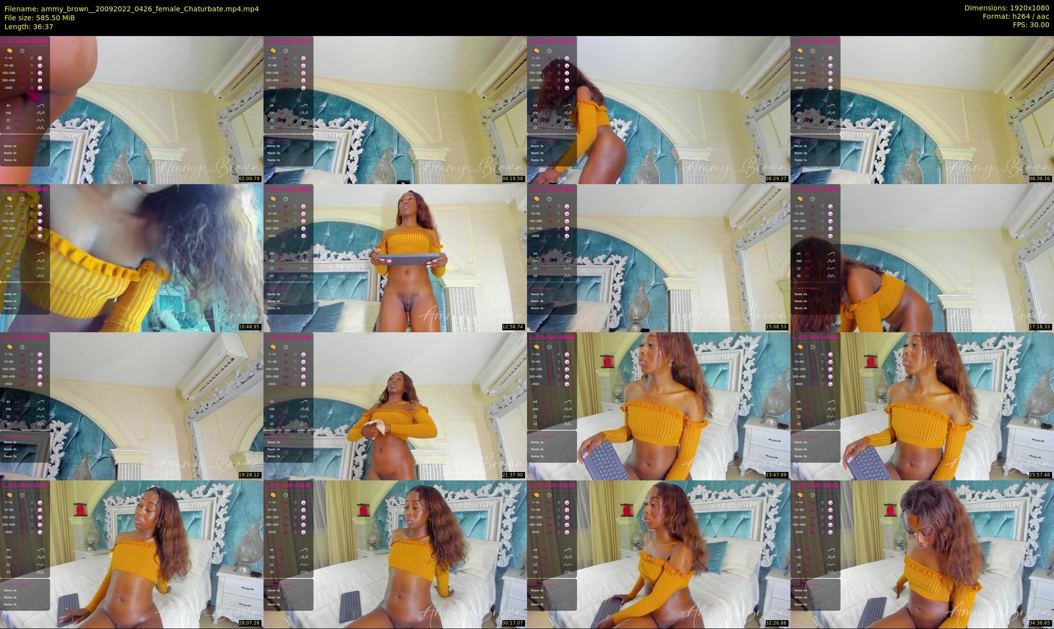 ammy_brown_ — 37 minute Chaturbate female cam show recording, 1080p, Sep 20, 2022