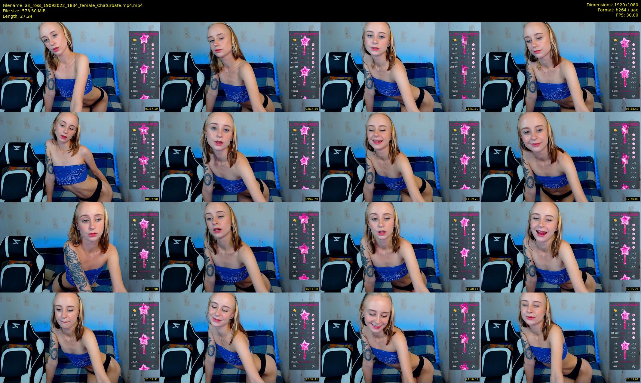 an_ross — 28 minute Chaturbate female cam show recording, 1080p, Sep 19, 2022
