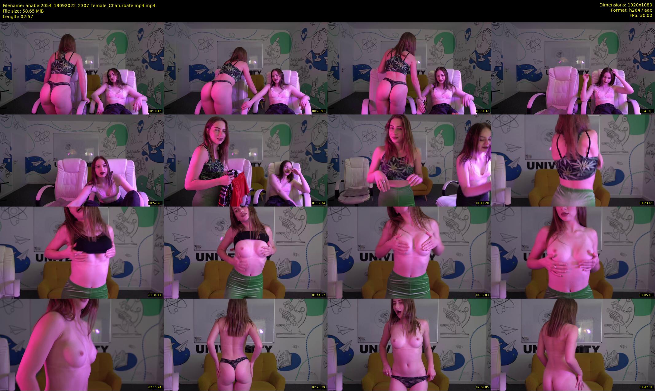 anabel2054 — 3 minute Chaturbate female cam show recording, 1080p, Sep 19, 2022