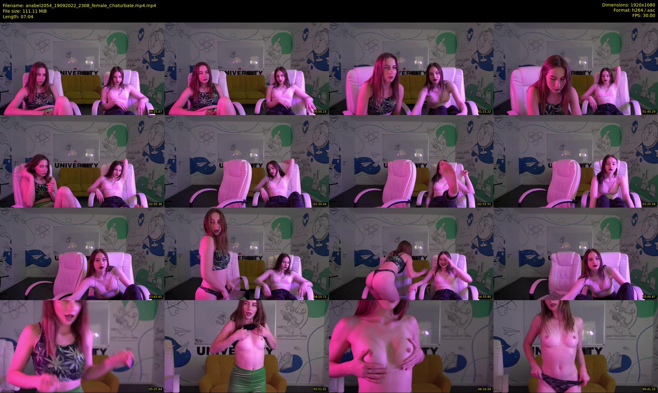 anabel2054 — 8 minute Chaturbate female cam show recording, 1080p, Sep 19, 2022