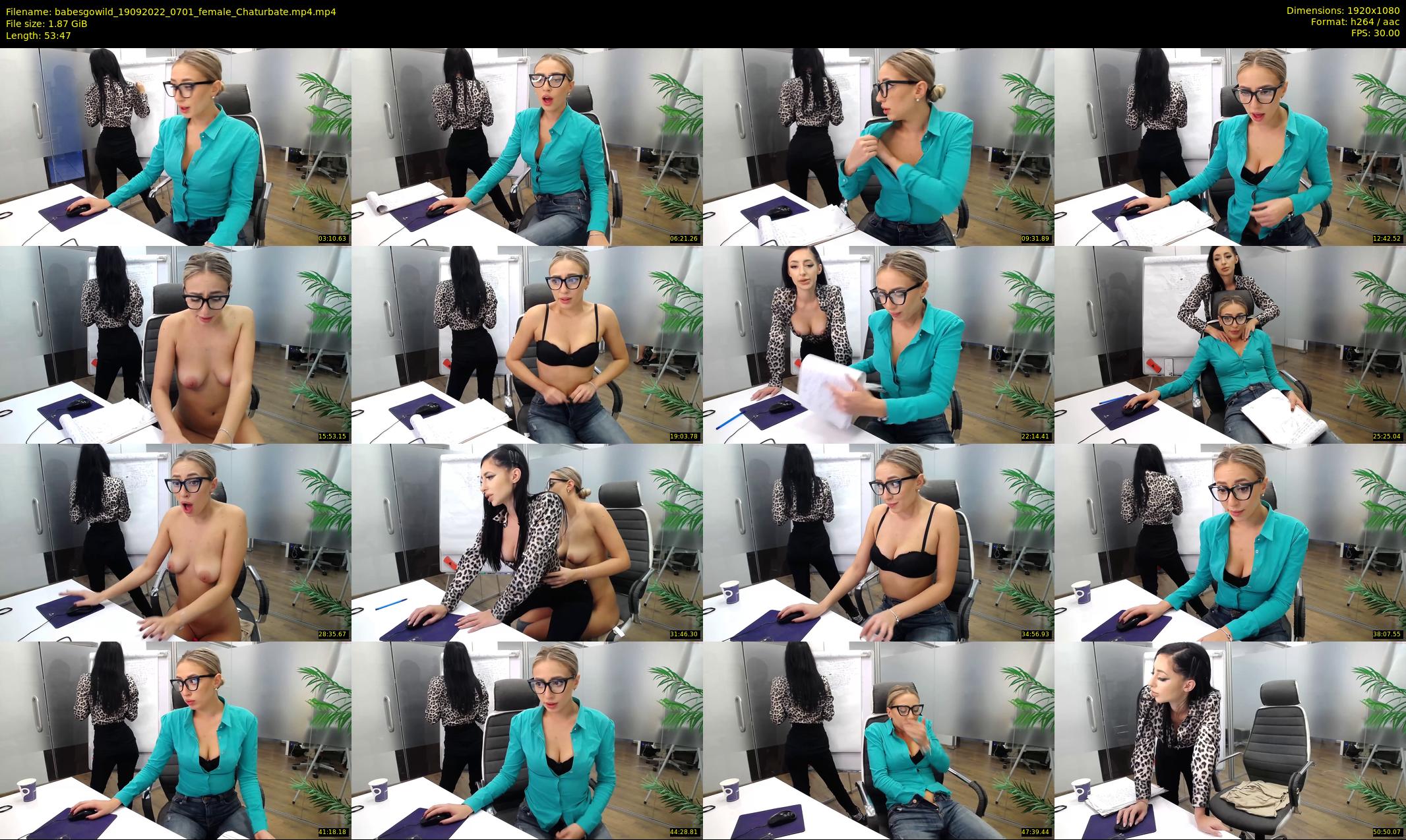 babesgowild — 54 minute Chaturbate couple cam show recording, 1080p, Sep 19, 2022