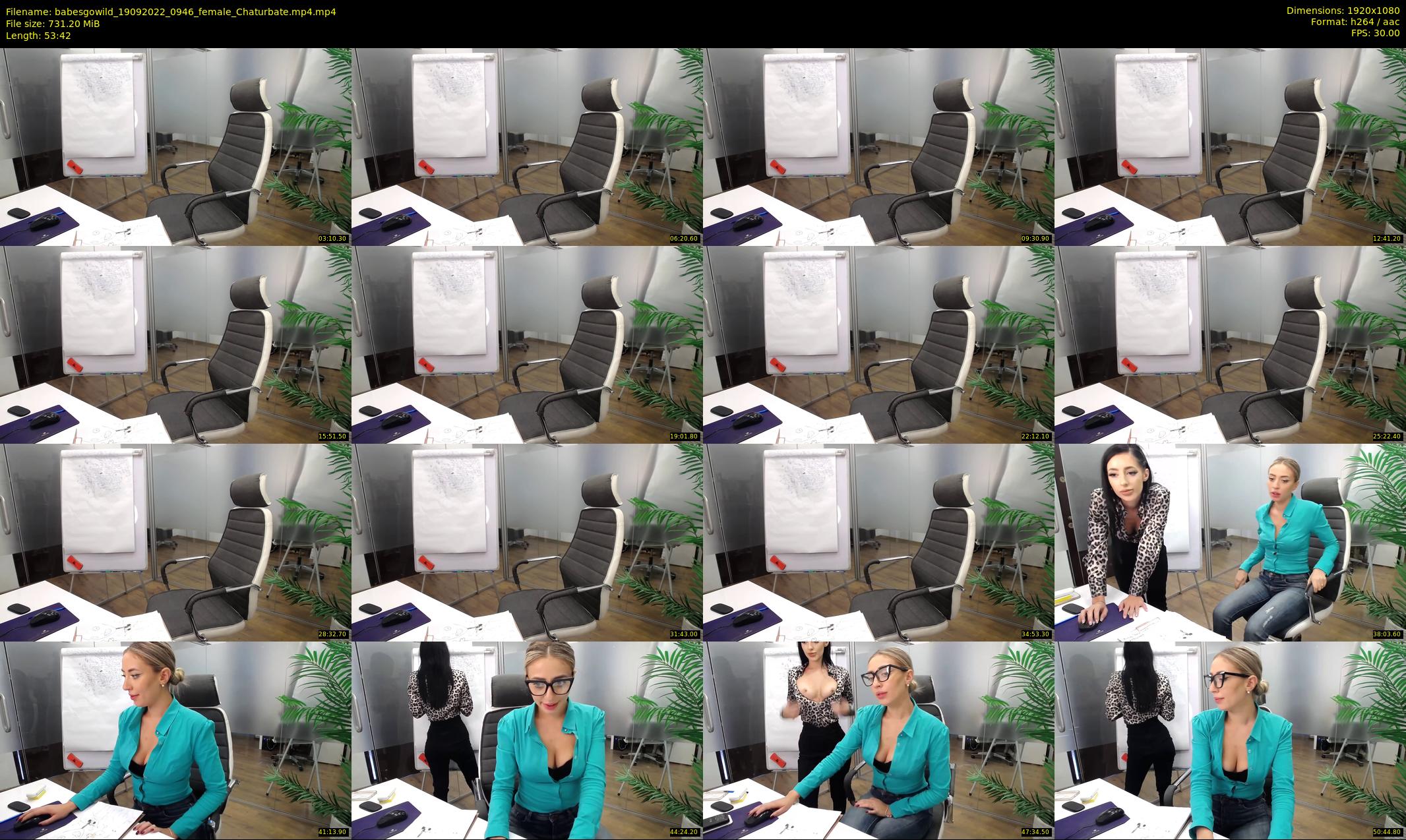 babesgowild — 54 minute Chaturbate couple cam show recording, 1080p, Sep 19, 2022