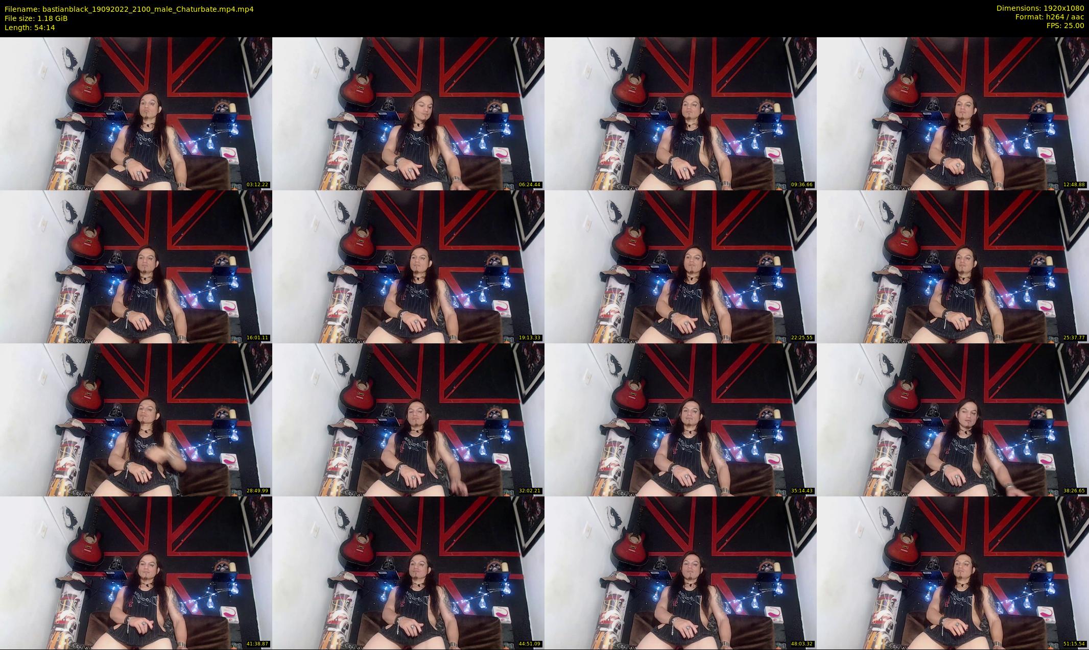 bastianblack — 55 minute Chaturbate male cam show recording, 1080p, Sep 19, 2022