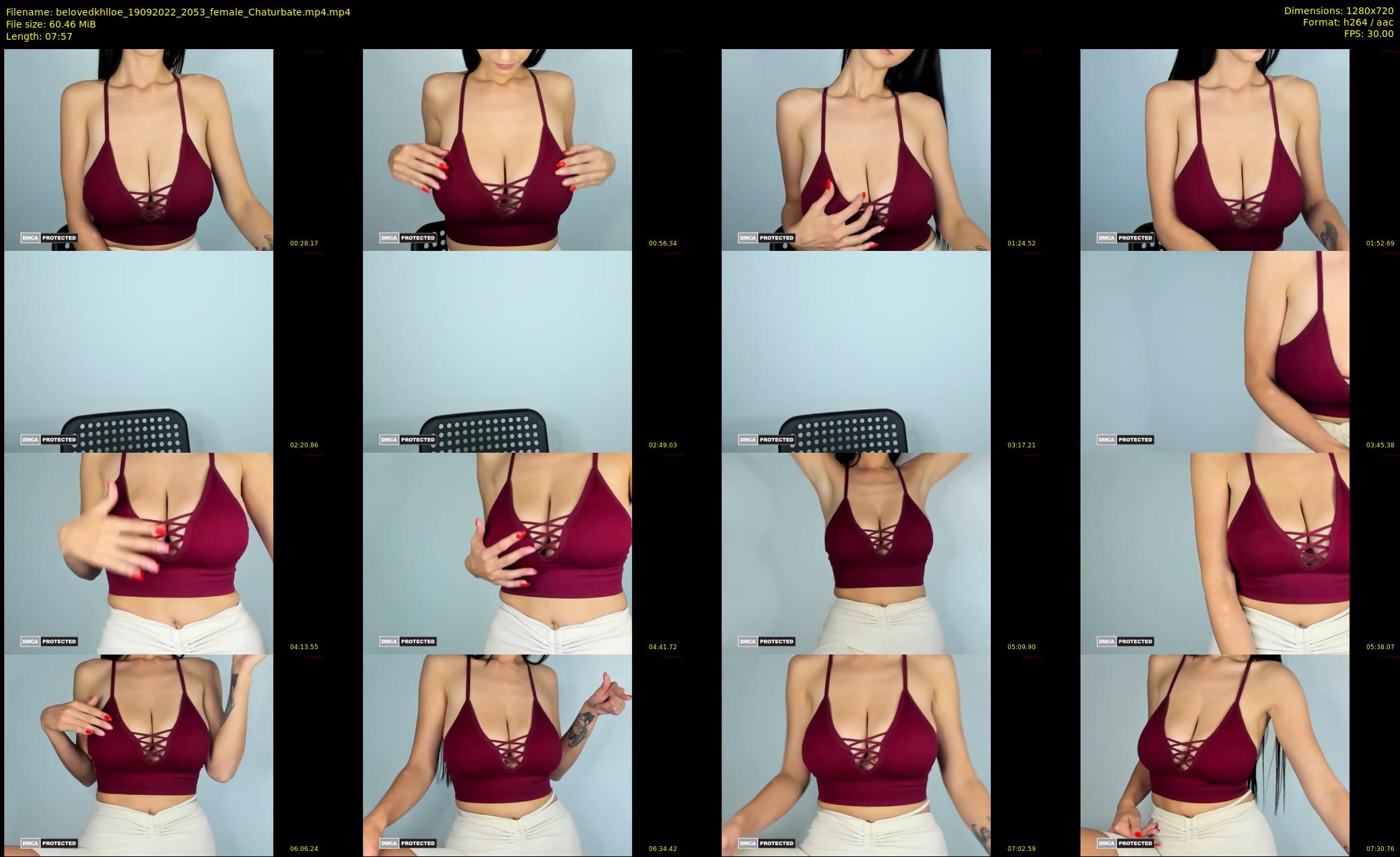 belovedkhlloe — 8 minute Chaturbate female cam show recording, 720p, Sep 19, 2022