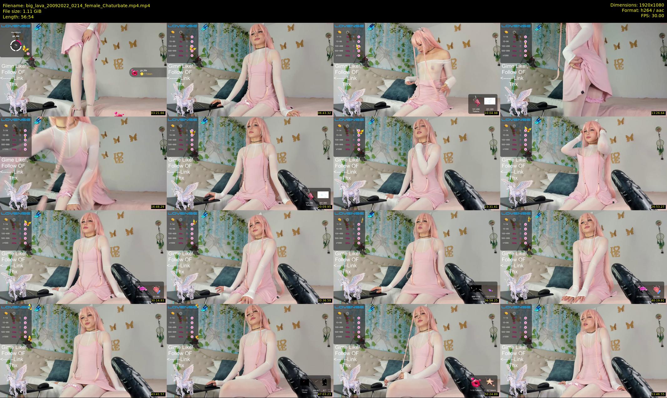 big_lava — 57 minute Chaturbate female cam show recording, 1080p, Sep 20, 2022