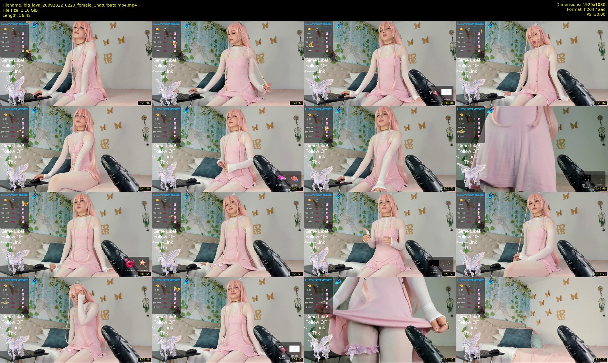 big_lava — 57 minute Chaturbate female cam show recording, 1080p, Sep 20, 2022