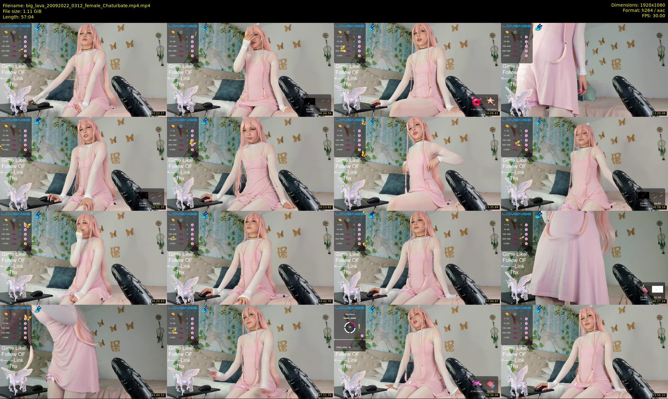 big_lava — 58 minute Chaturbate female cam show recording, 1080p, Sep 20, 2022