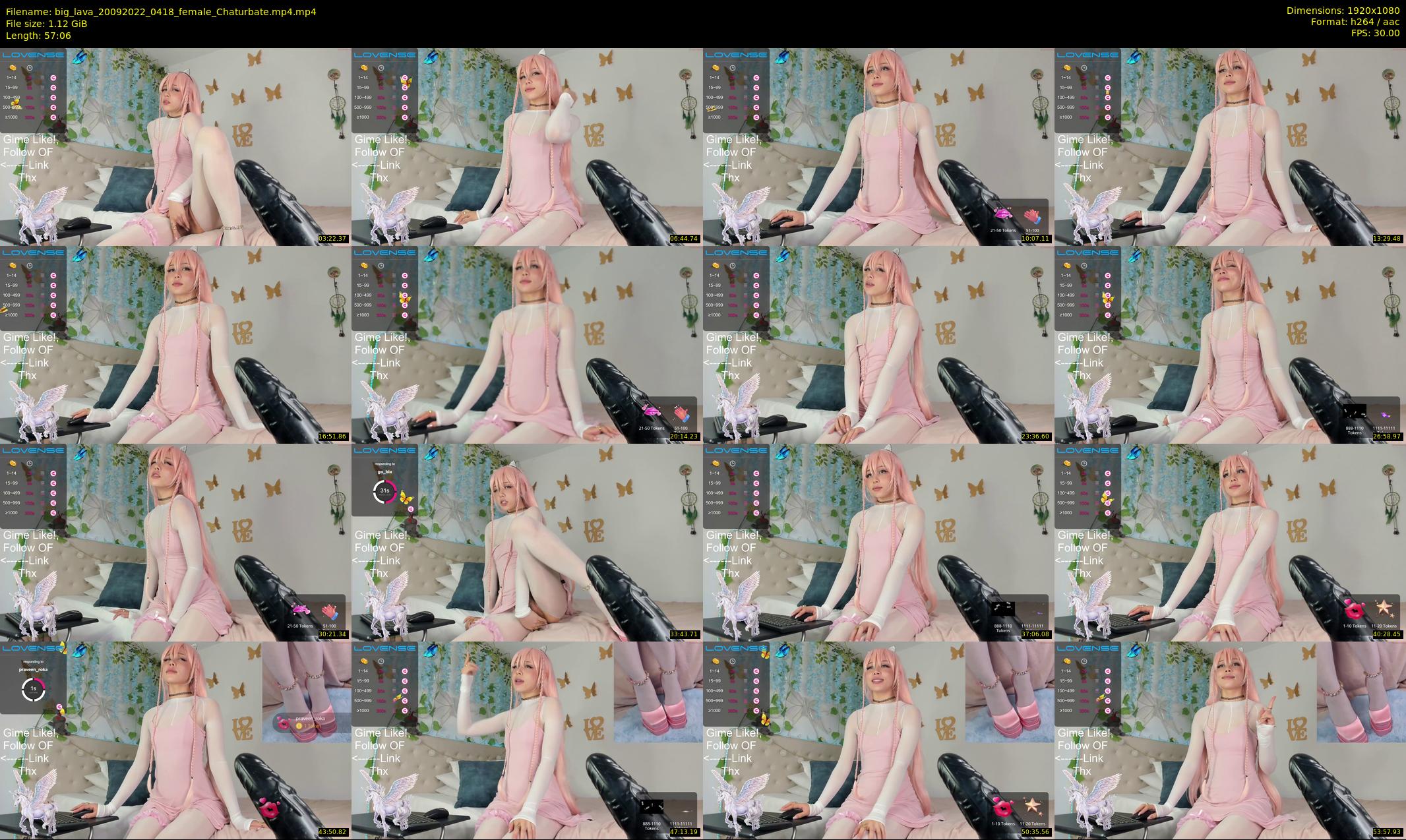 big_lava — 58 minute Chaturbate female cam show recording, 1080p, Sep 20, 2022