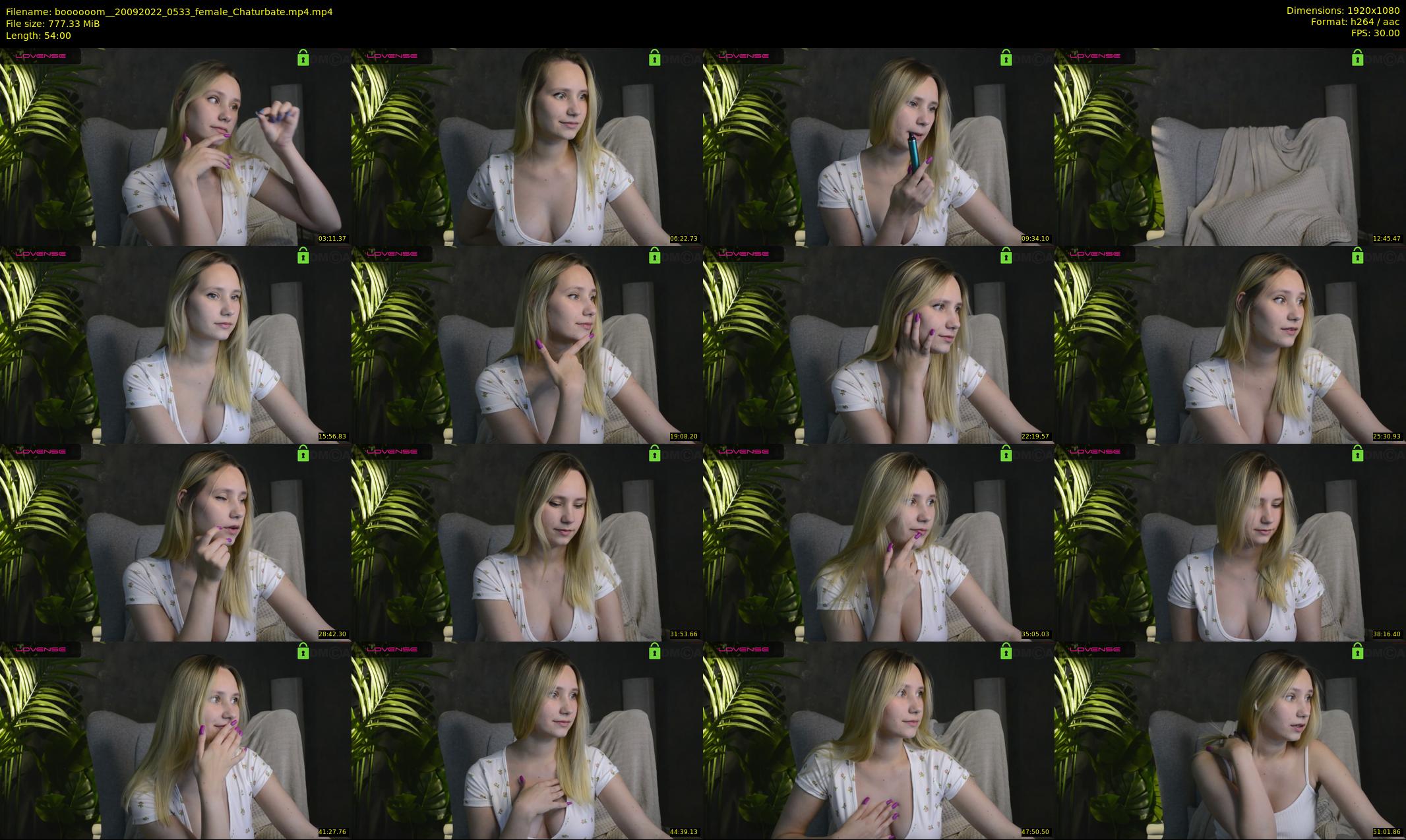 boooooom_ — 54 minute Chaturbate female cam show recording, 1080p, Sep 20, 2022