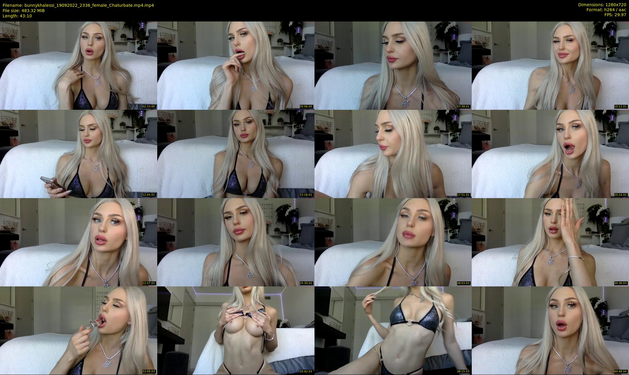 bunnykhalessi — 44 minute Chaturbate female cam show recording, 720p, Sep 19, 2022