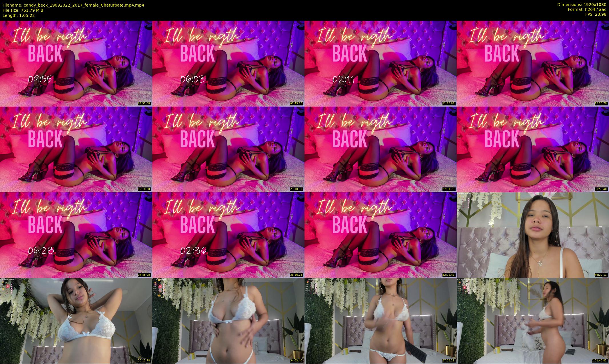 candy_beck — 66 minute Chaturbate female cam show recording, 1080p, Sep 19, 2022