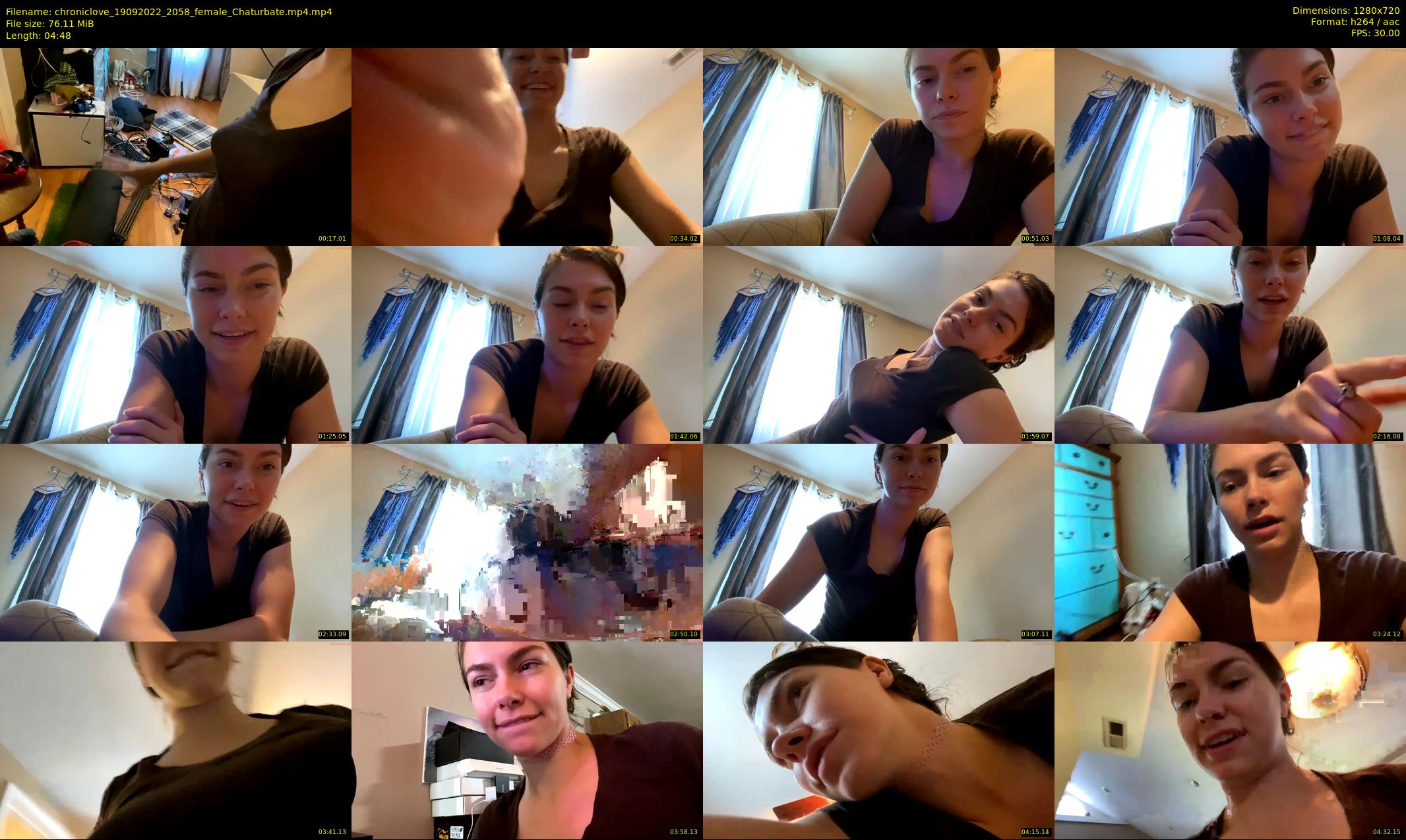 chroniclove — 5 minute Chaturbate female cam show recording, 720p, Sep 19, 2022