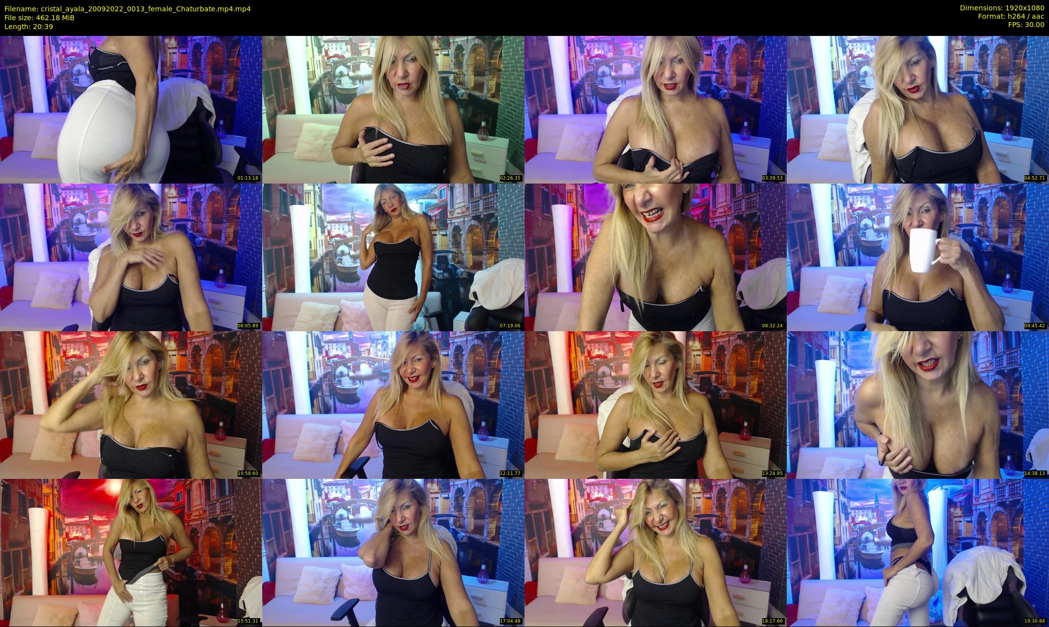 cristal_ayala — 21 minute Chaturbate female cam show recording, 1080p, Sep 20, 2022