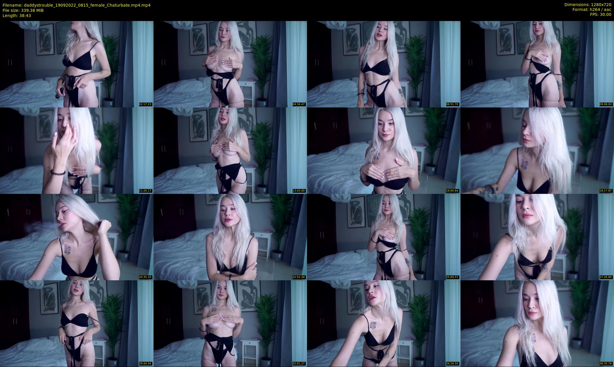 daddystrouble — 39 minute Chaturbate female cam show recording, 720p, Sep 19, 2022