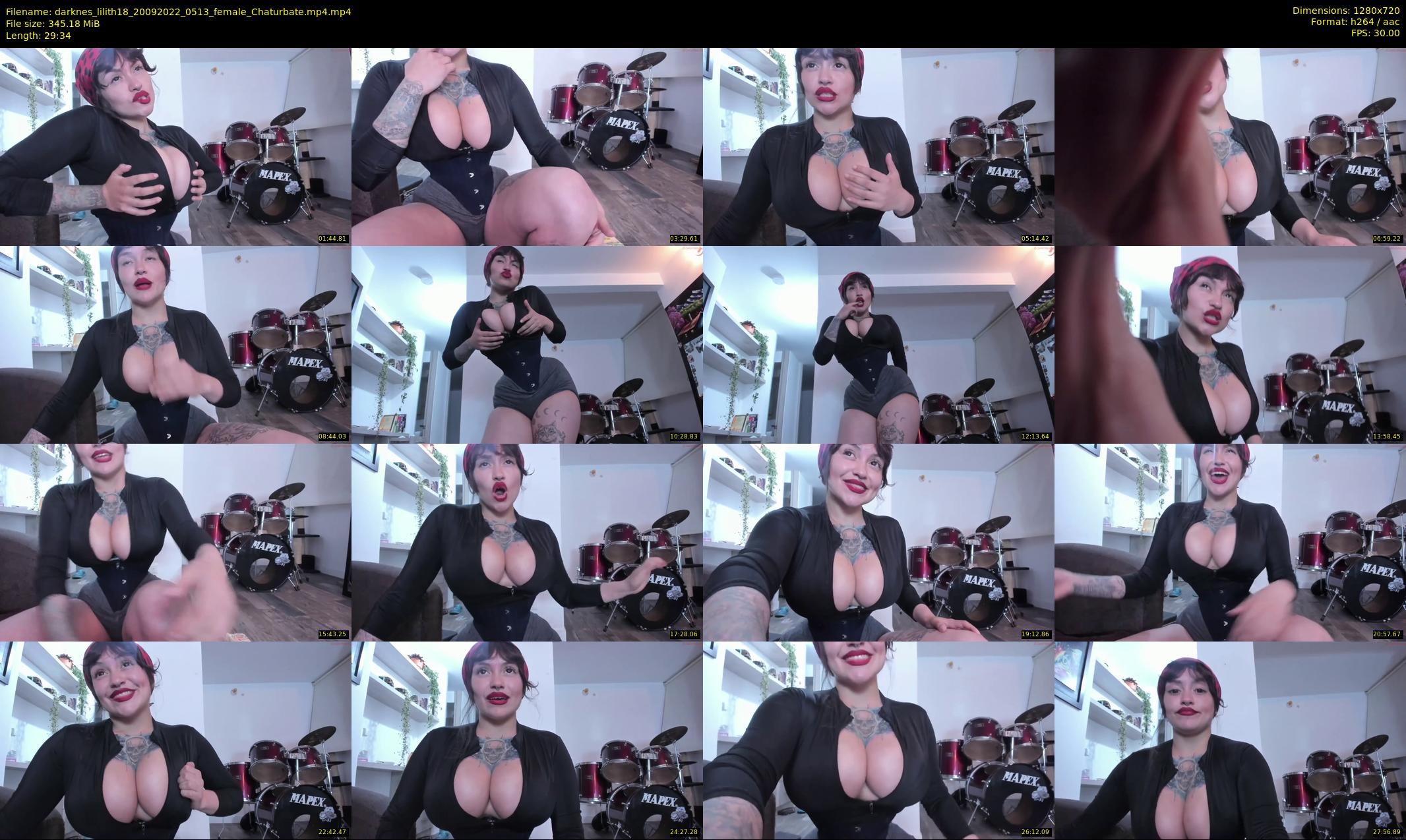 darknes_lilith18 — 30 minute Chaturbate female cam show recording, 720p, Sep 20, 2022