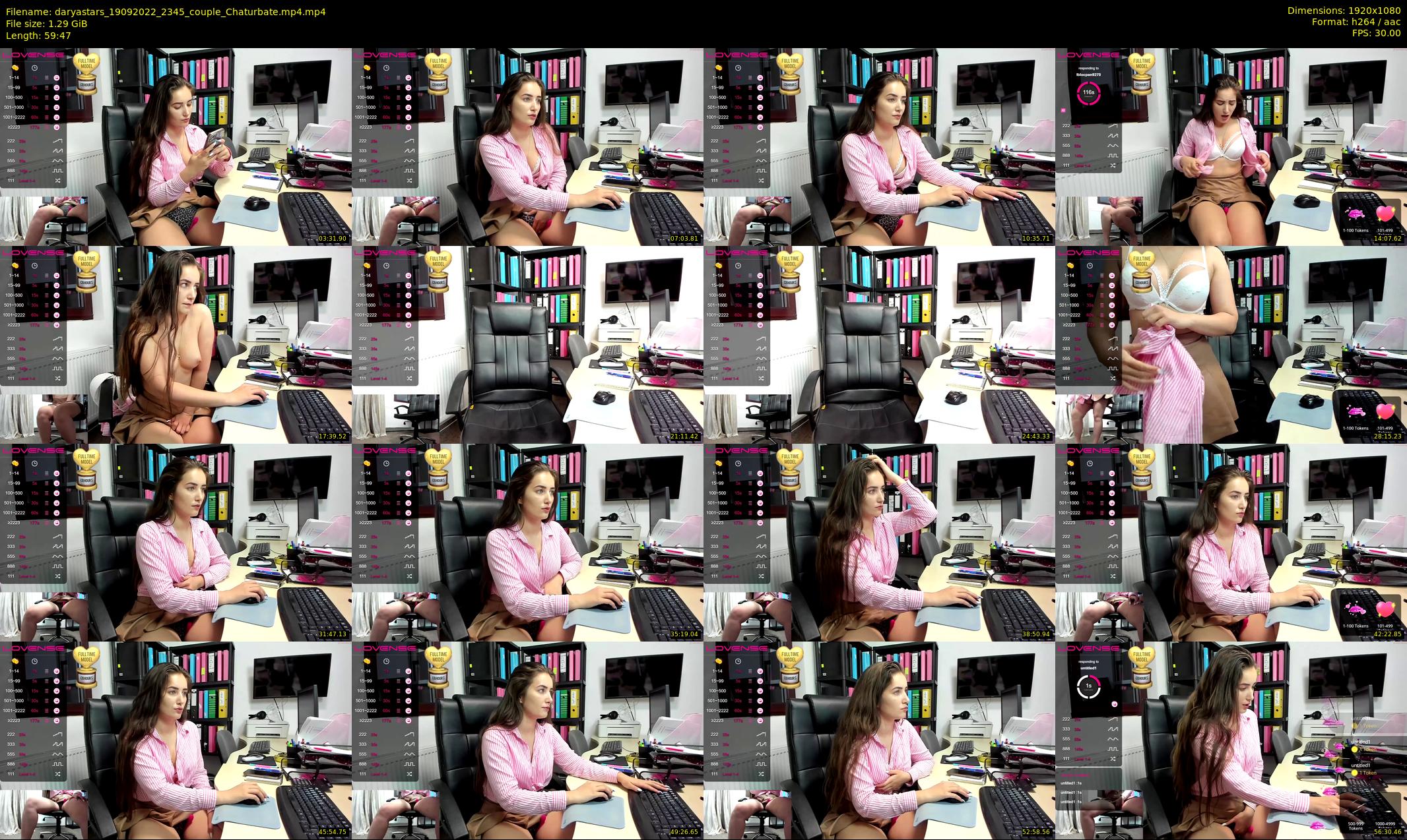 daryastars — 60 minute Chaturbate couple cam show recording, 1080p, Sep 19, 2022
