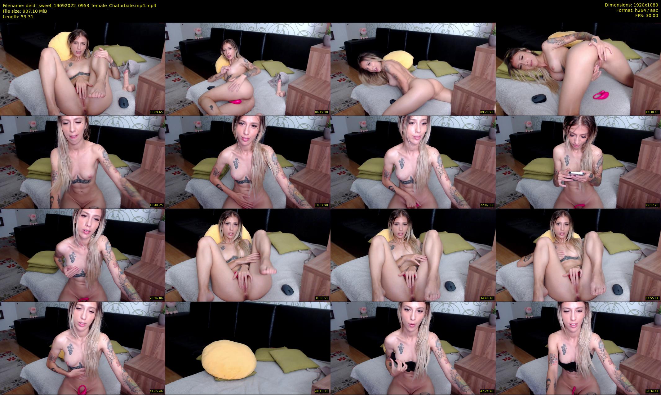 deidi_sweet — 54 minute Chaturbate female cam show recording, 1080p, Sep 19, 2022