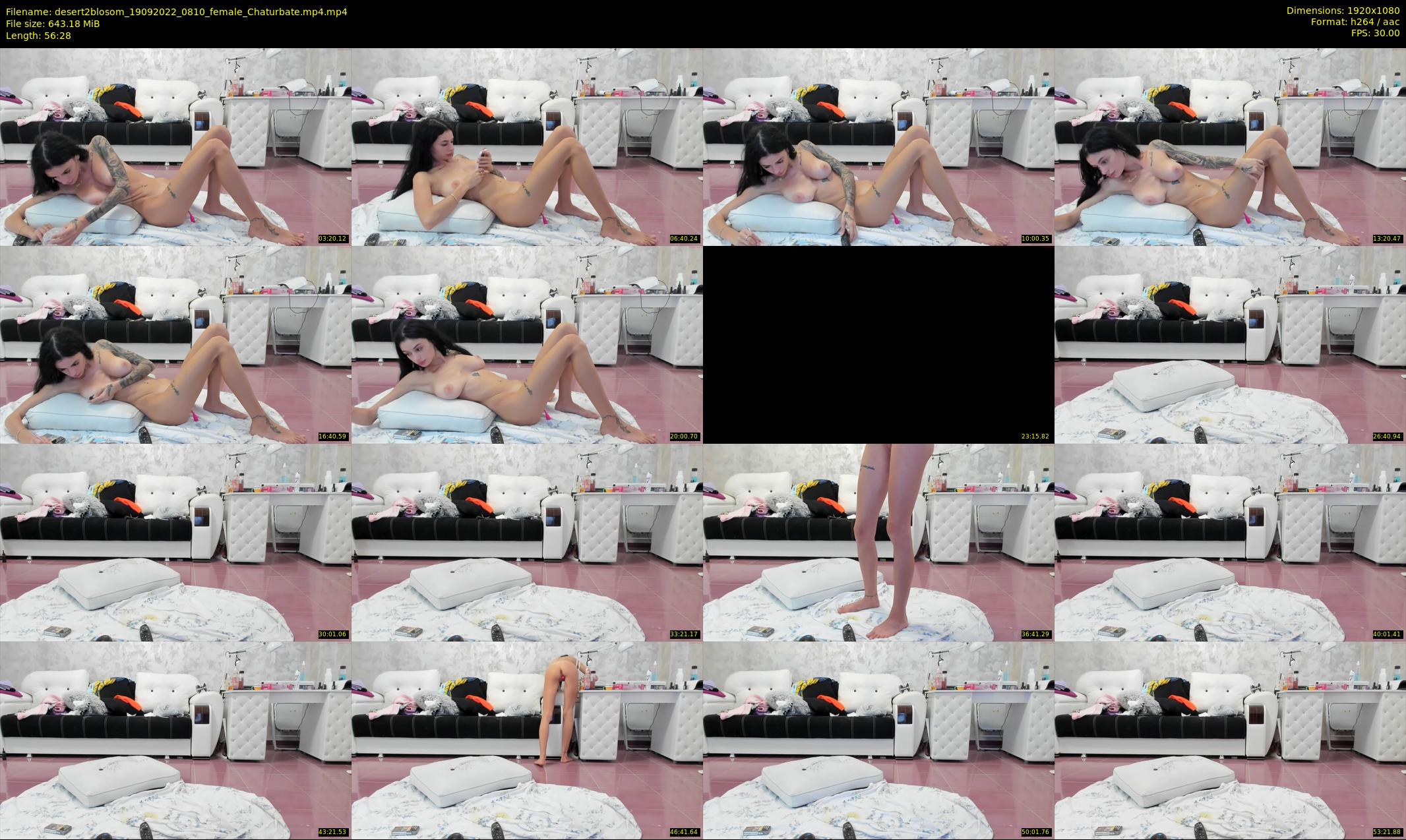 desert2blosom — 57 minute Chaturbate female cam show recording, 1080p, Sep 19, 2022