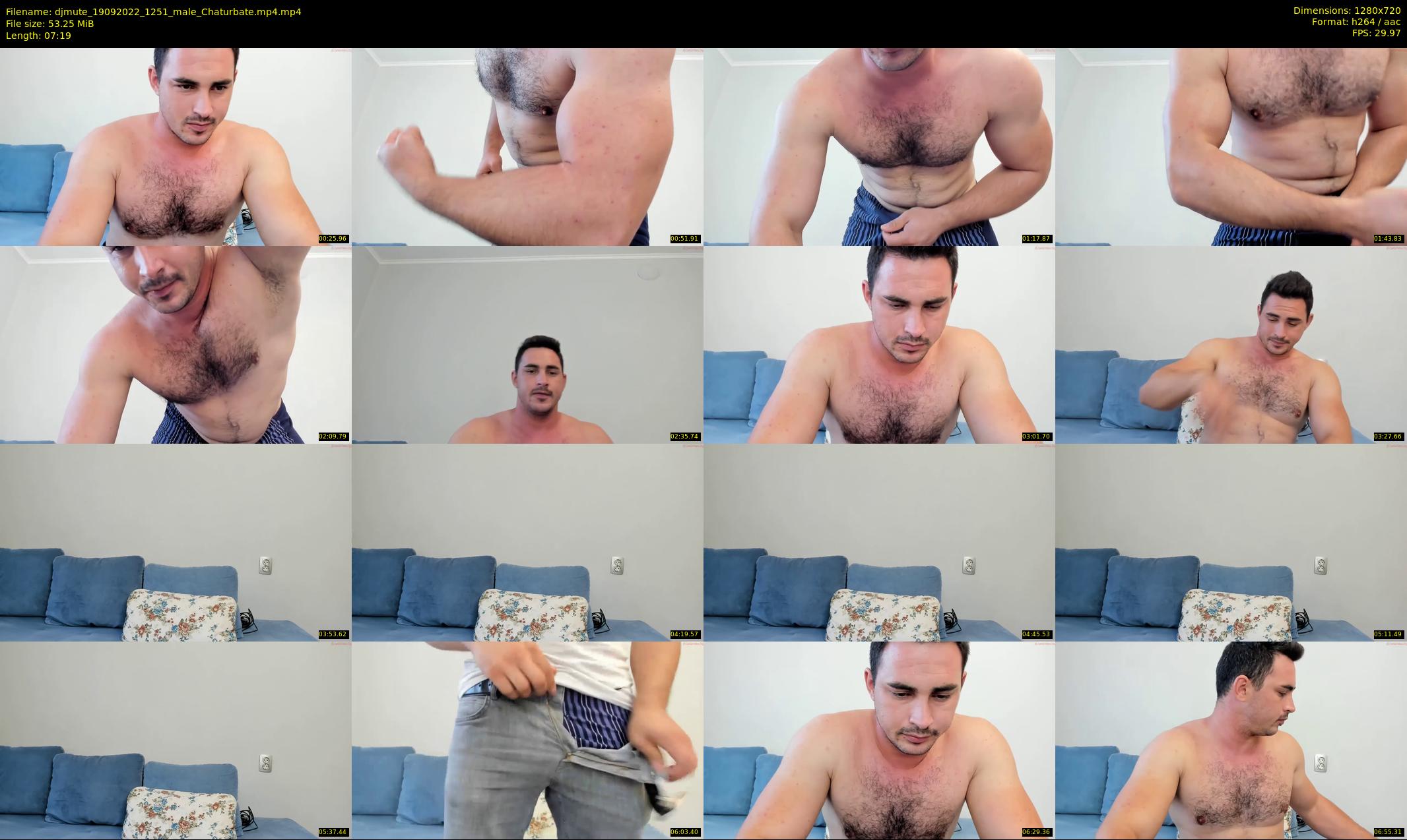 djmute — 8 minute Chaturbate male cam show recording, 720p, Sep 19, 2022