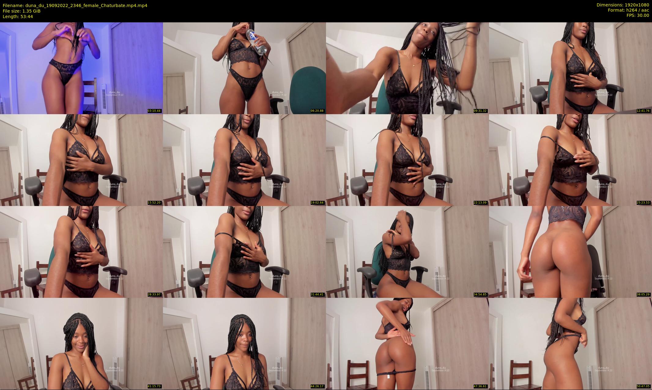 duna_du — 54 minute Chaturbate female cam show recording, 1080p, Sep 19, 2022