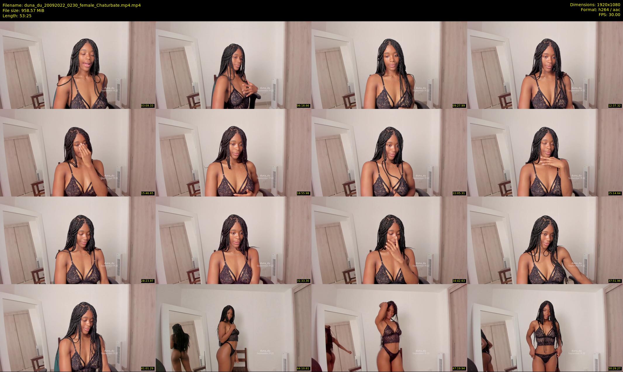 duna_du — 54 minute Chaturbate female cam show recording, 1080p, Sep 20, 2022