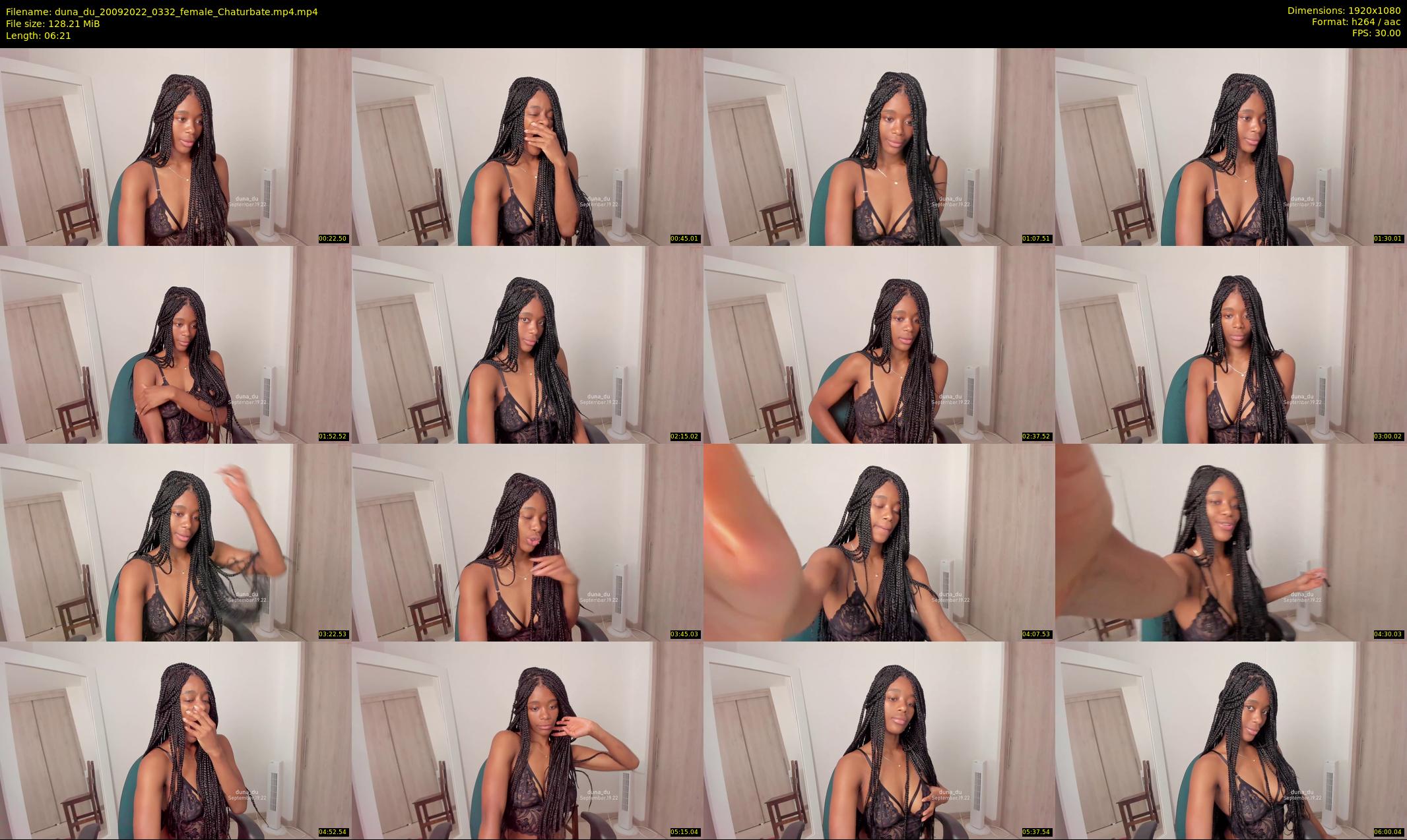 duna_du — 7 minute Chaturbate female cam show recording, 1080p, Sep 20, 2022