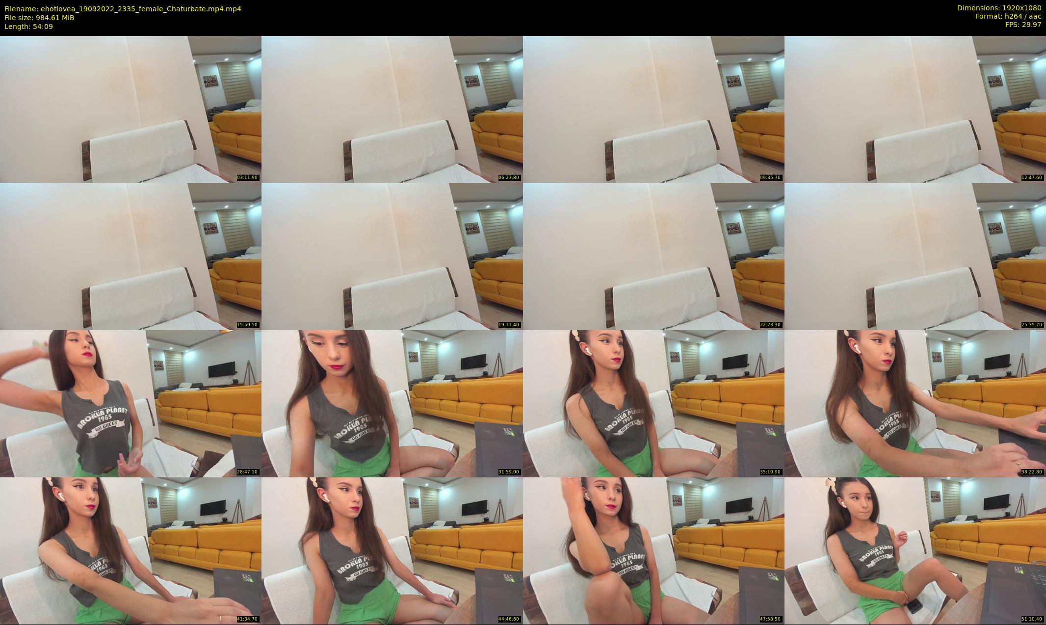 ehotlovea — 55 minute Chaturbate female cam show recording, 1080p, Sep 19, 2022
