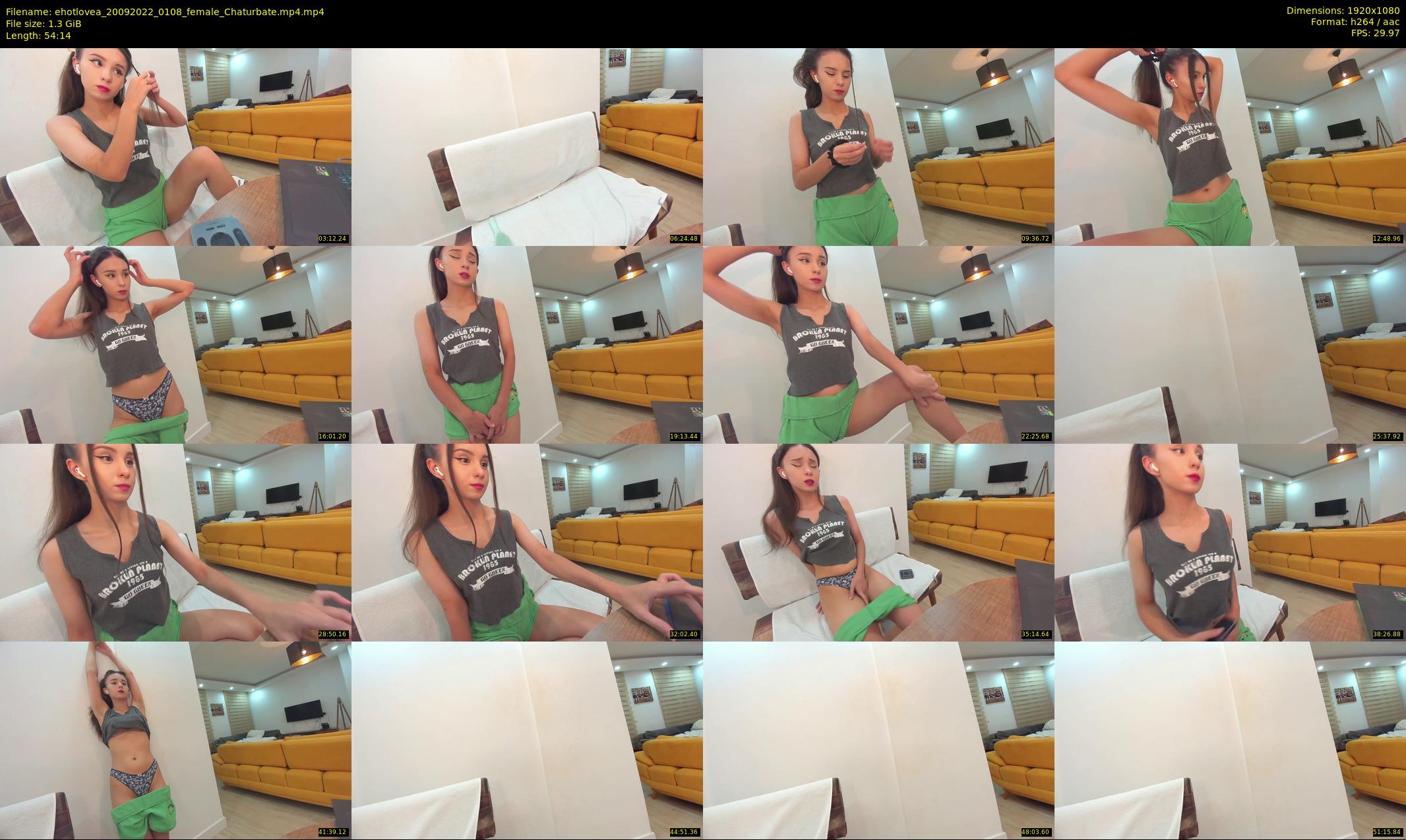ehotlovea — 55 minute Chaturbate female cam show recording, 1080p, Sep 20, 2022