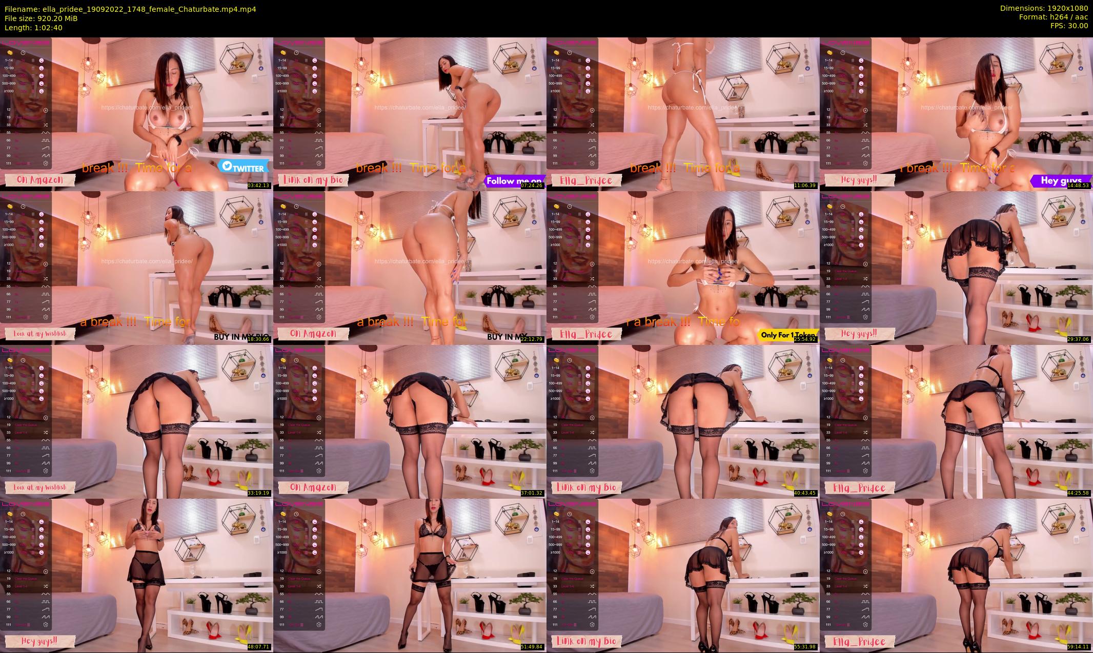 ella_pridee — 63 minute Chaturbate female cam show recording, 1080p, Sep 19, 2022