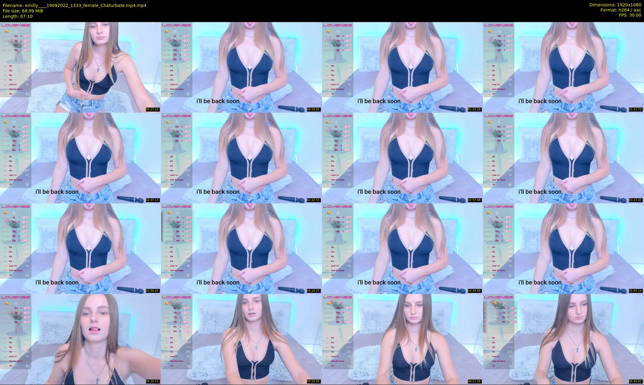 emilly___ — 8 minute Chaturbate female cam show recording, 1080p, Sep 19, 2022