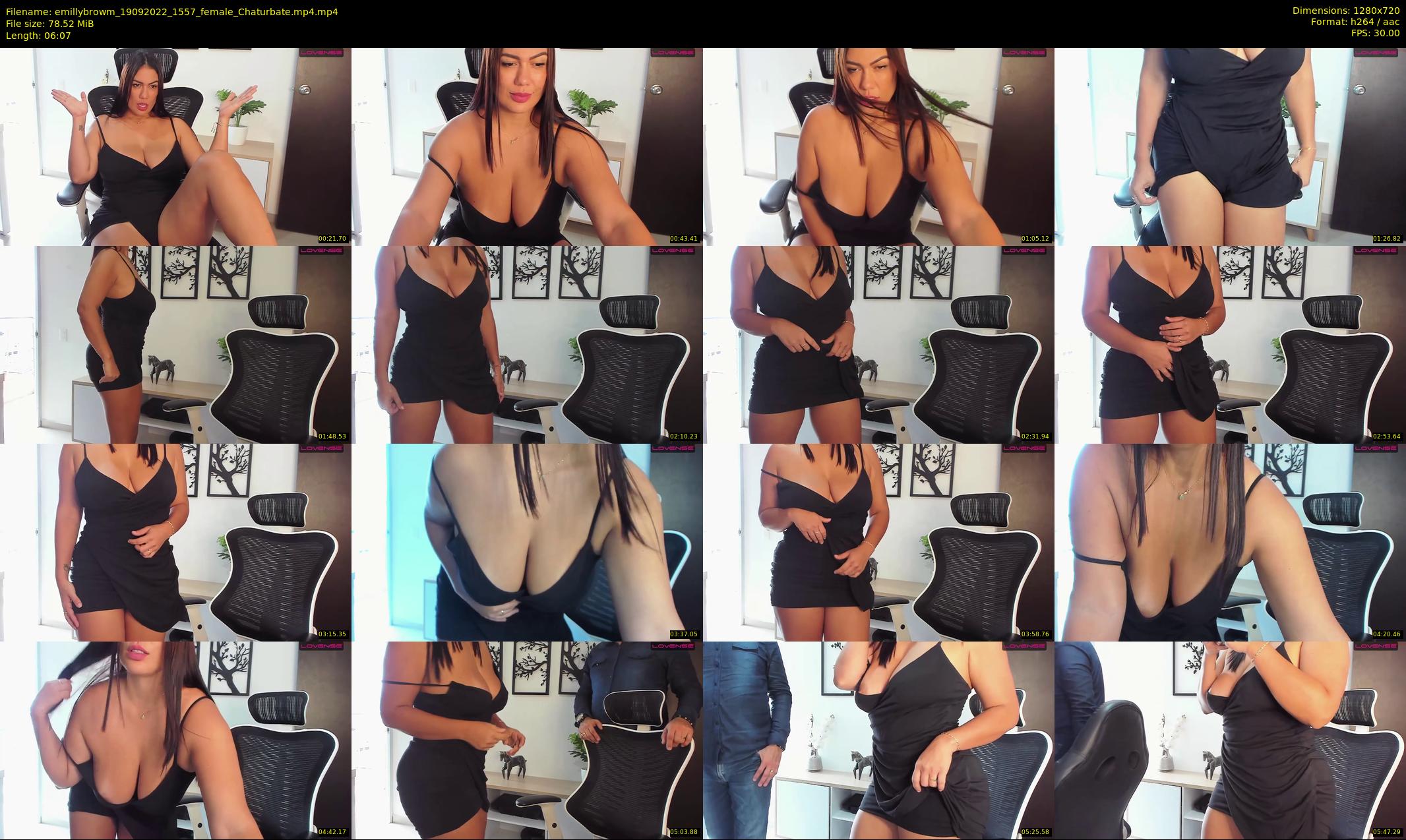 emillybrowm — 7 minute Chaturbate couple cam show recording, 720p, Sep 19, 2022