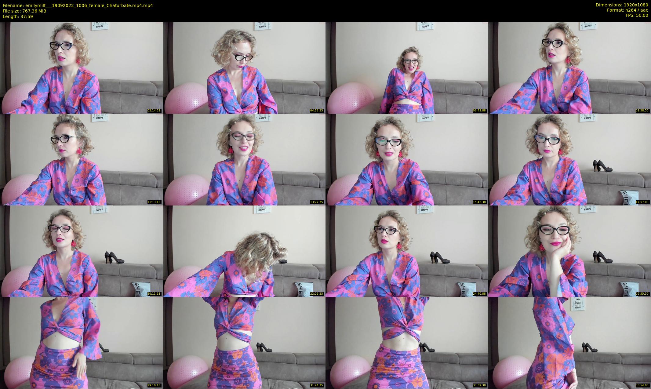 emilymilf__ — 38 minute Chaturbate female cam show recording, 1080p, Sep 19, 2022