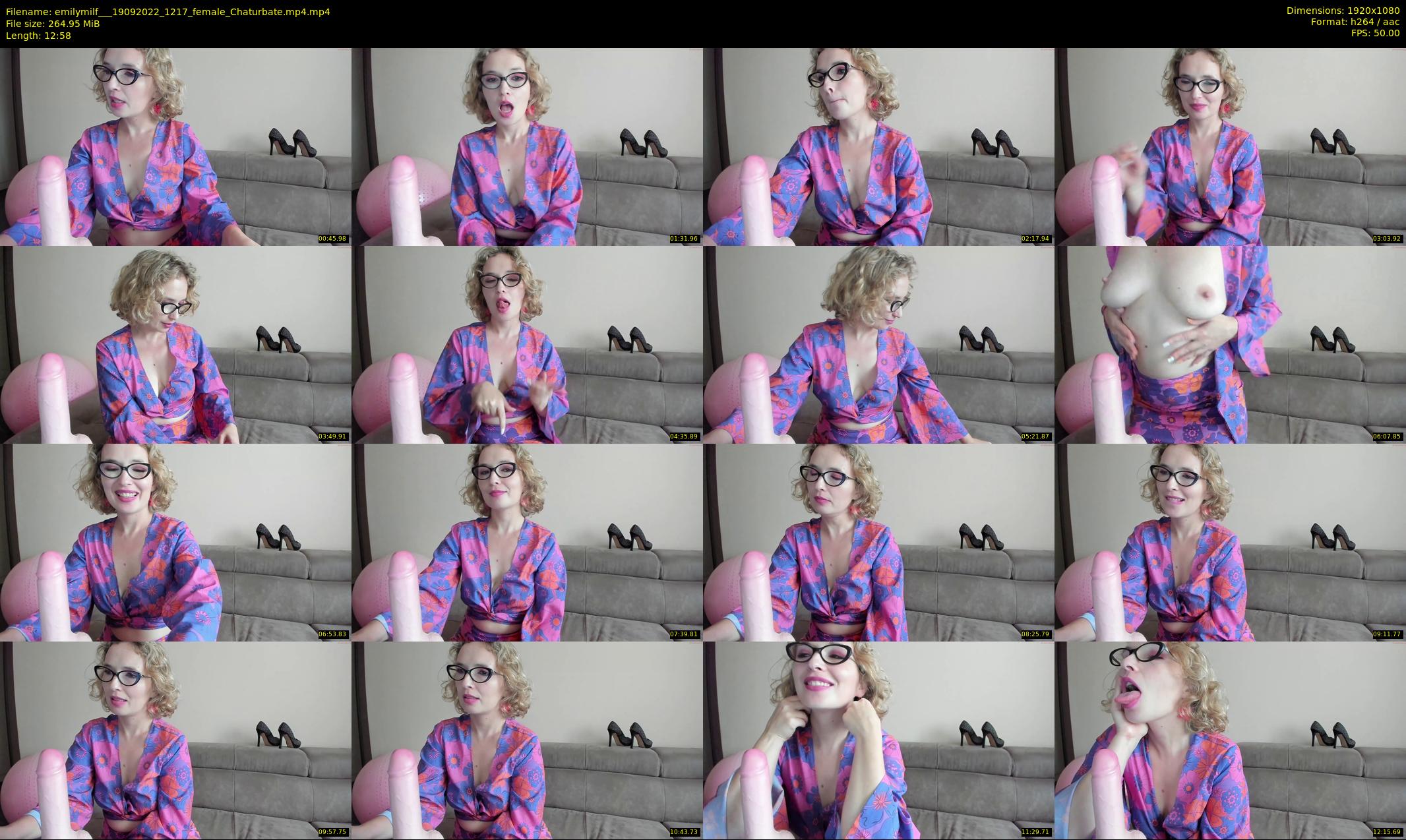 emilymilf__ — 13 minute Chaturbate female cam show recording, 1080p, Sep 19, 2022