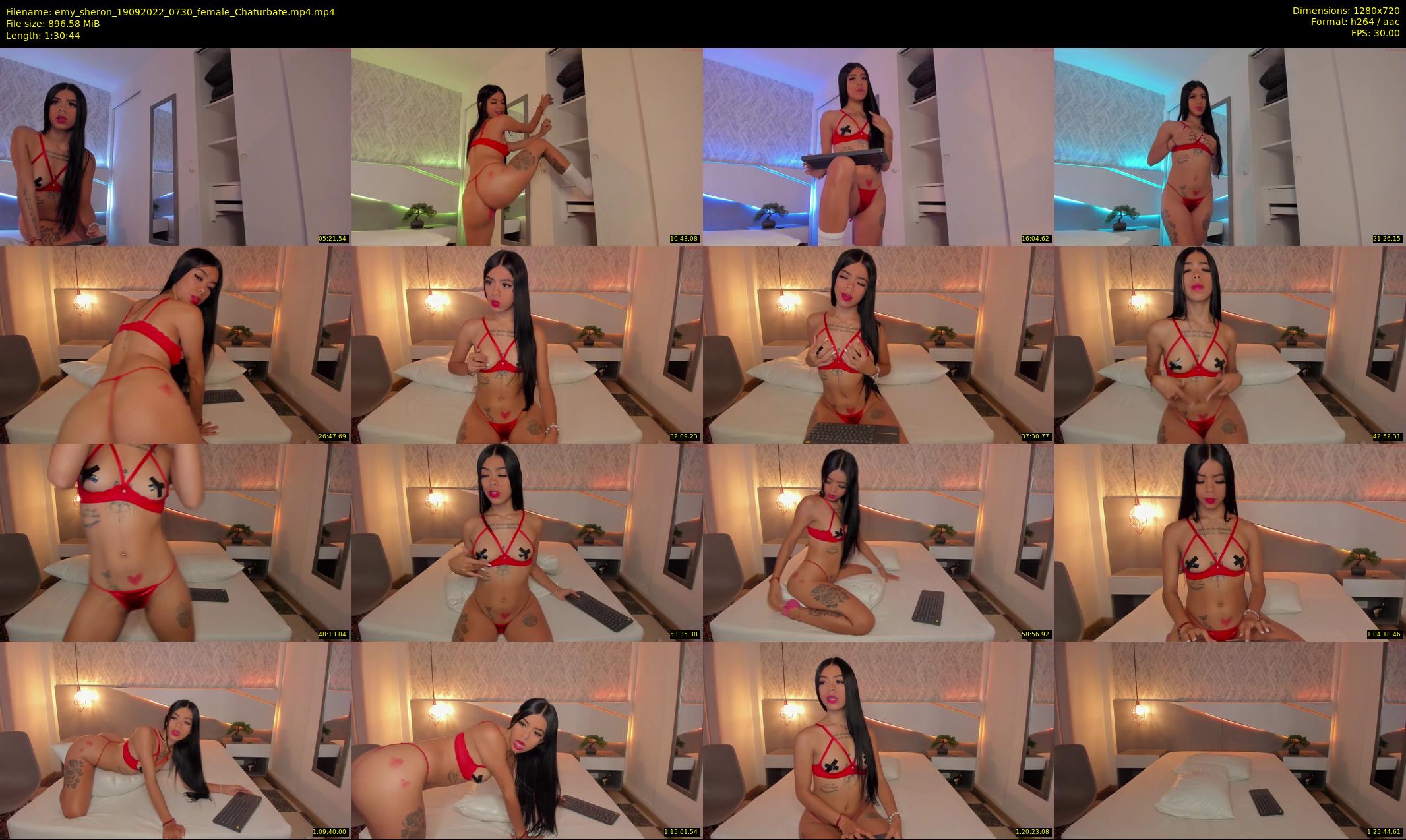 emy_sheron — 91 minute Chaturbate female cam show recording, 720p, Sep 19, 2022