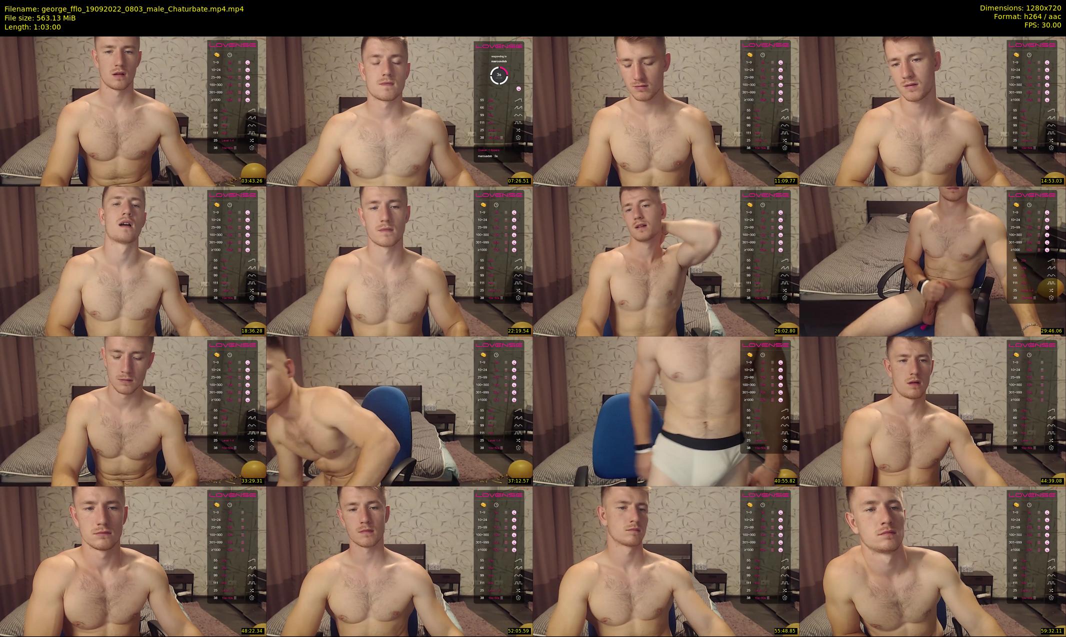 george_fflo — 63 minute Chaturbate male cam show recording, 720p, Sep 19, 2022