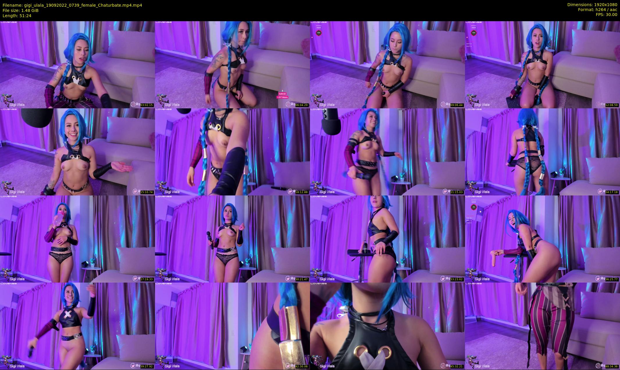 gigi_ulala — 52 minute Chaturbate female cam show recording, 1080p, Sep 19, 2022