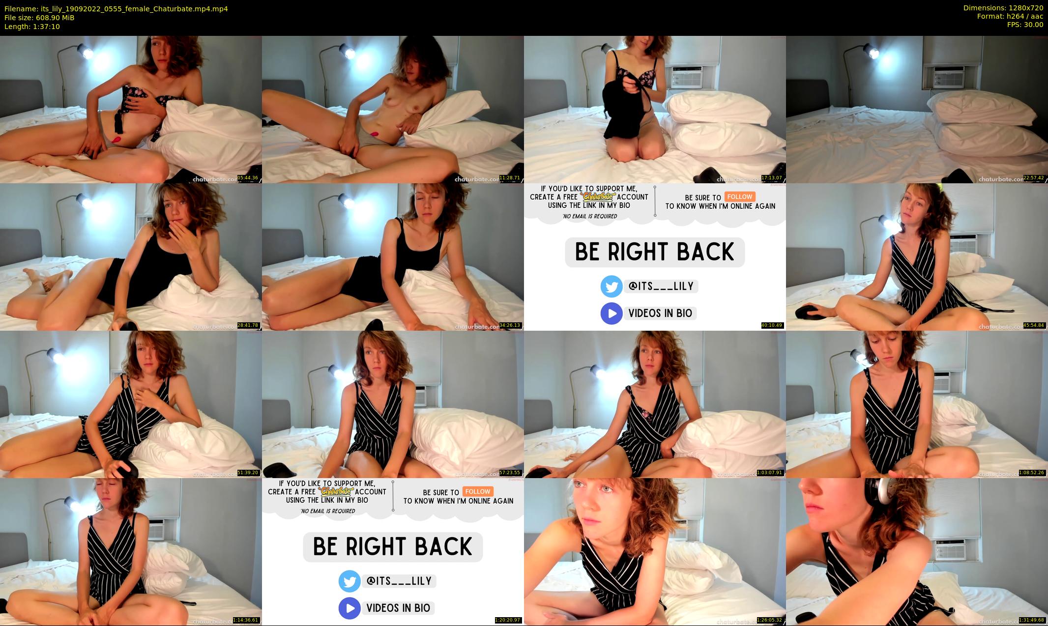 its_lily — 98 minute Chaturbate female cam show recording, 720p, Sep 19, 2022