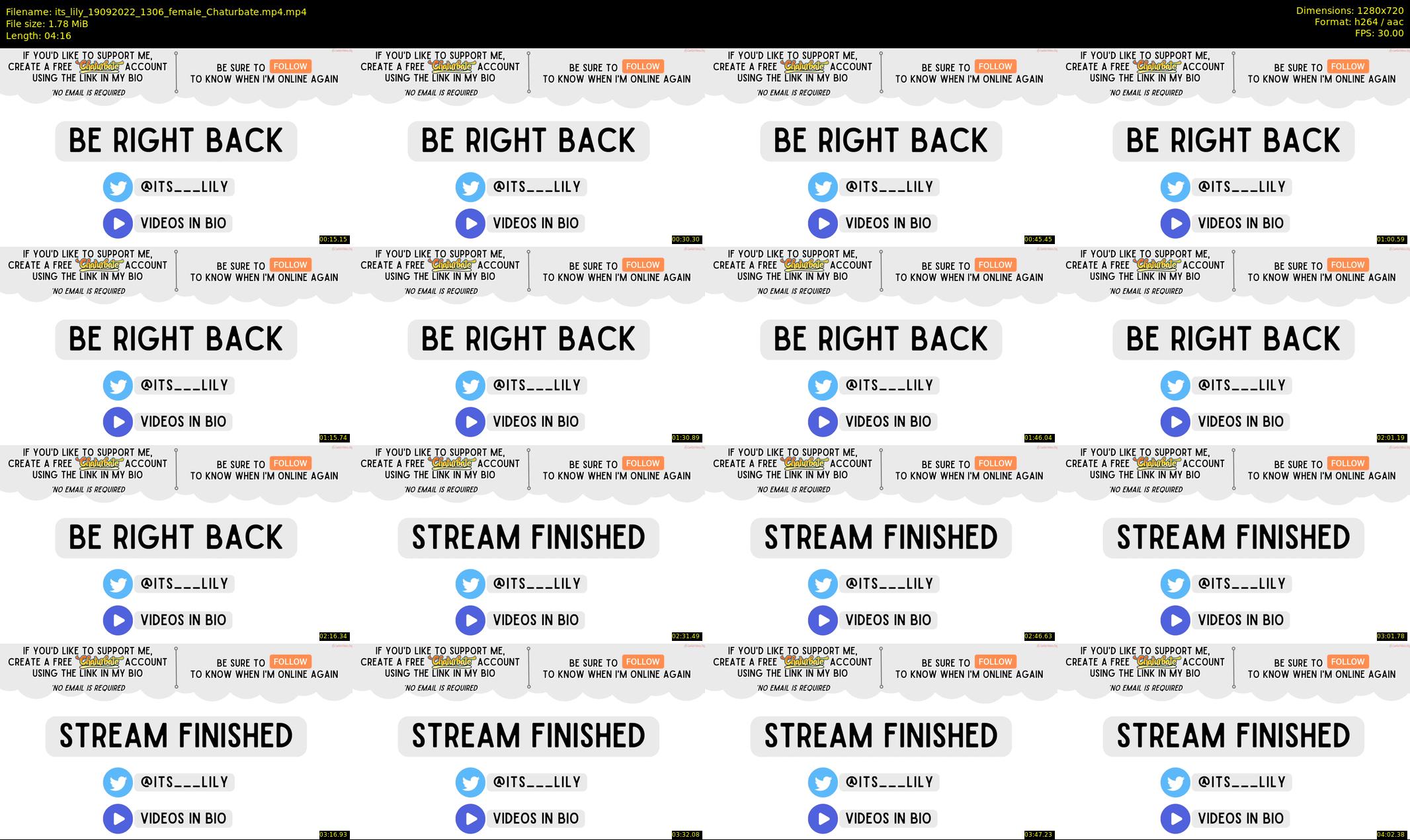 its_lily — 5 minute Chaturbate female cam show recording, 720p, Sep 19, 2022