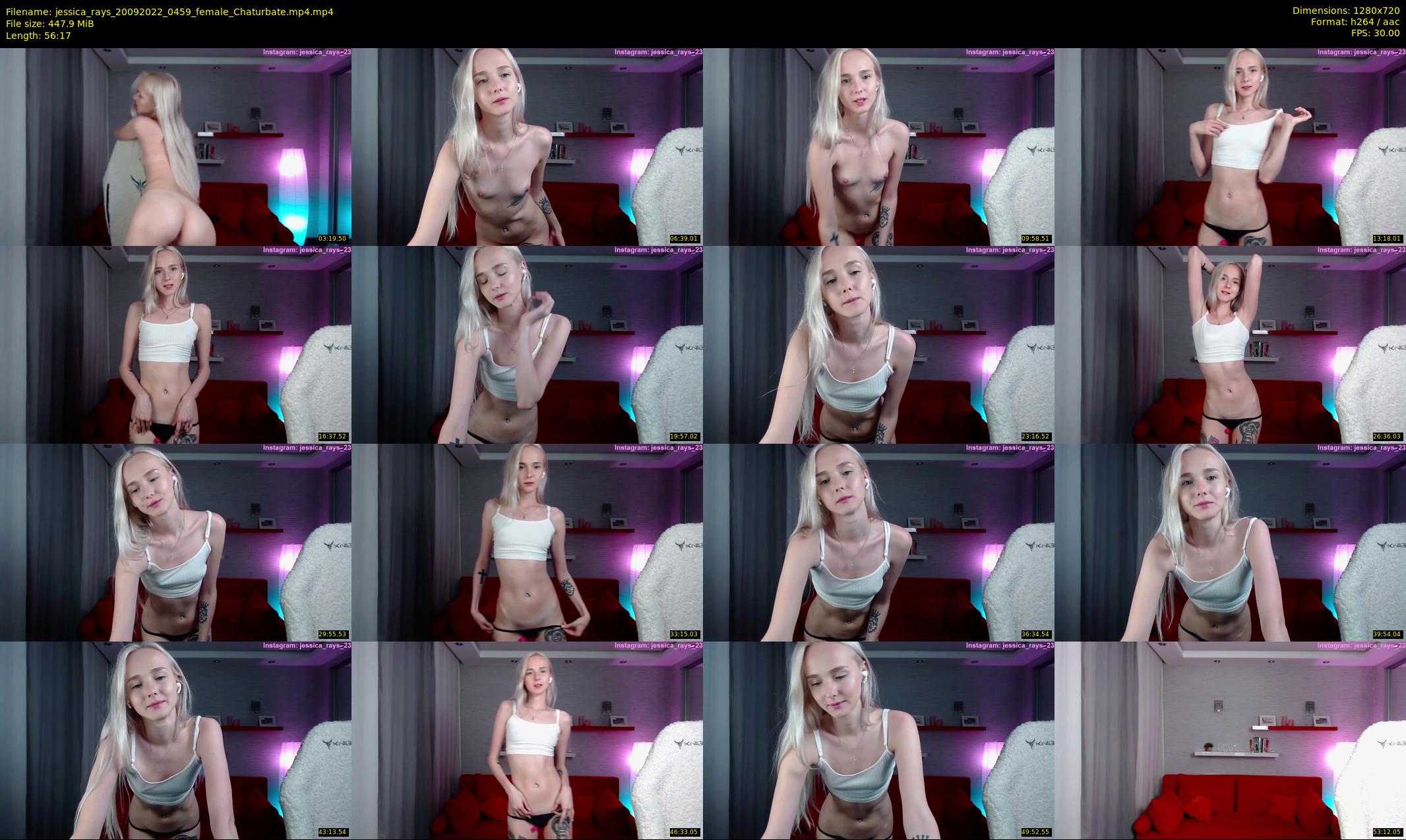 jessica_rays — 57 minute Chaturbate couple cam show recording, 720p, Sep 20, 2022