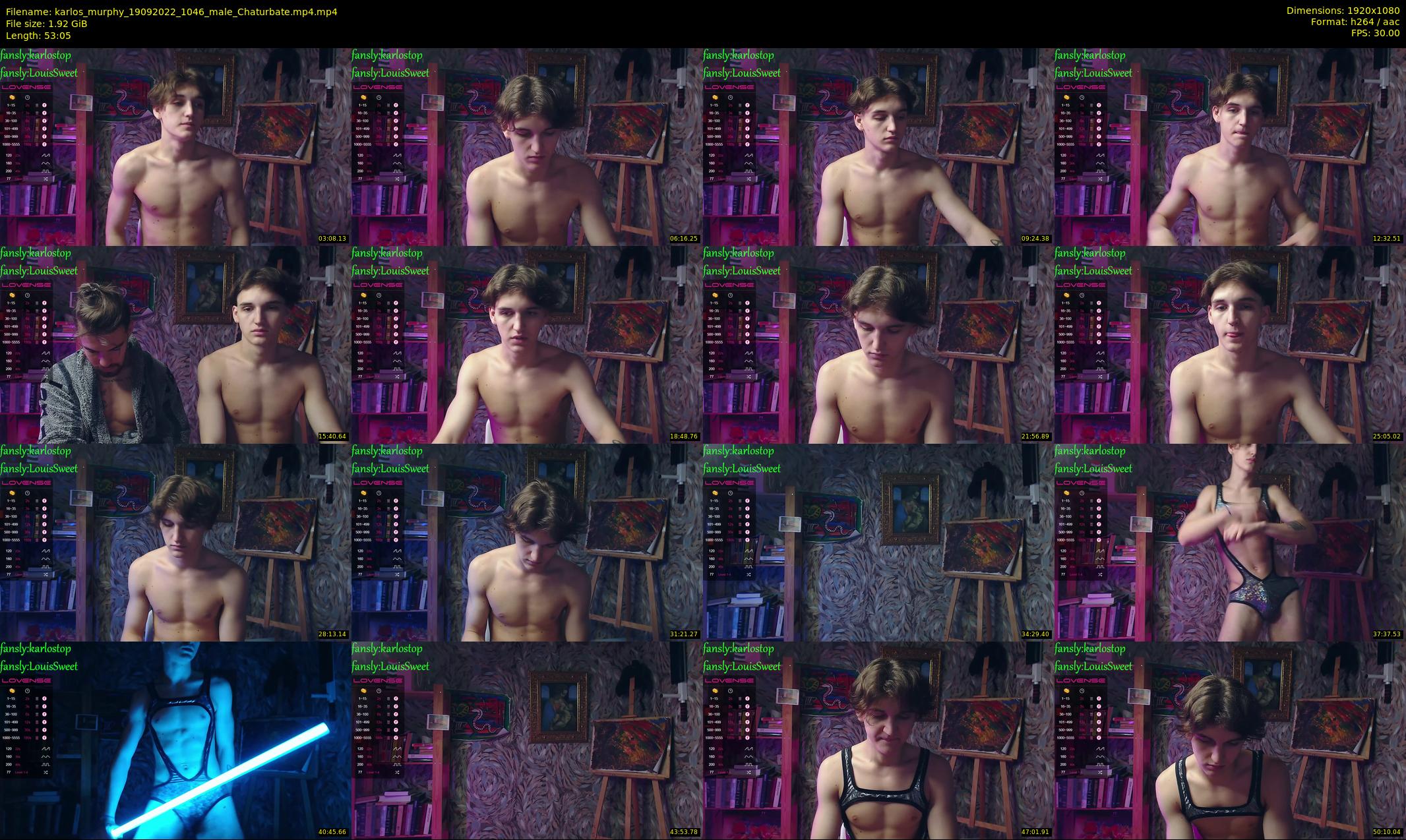 karlos_murphy — 54 minute Chaturbate male cam show recording, 1080p, Sep 19, 2022