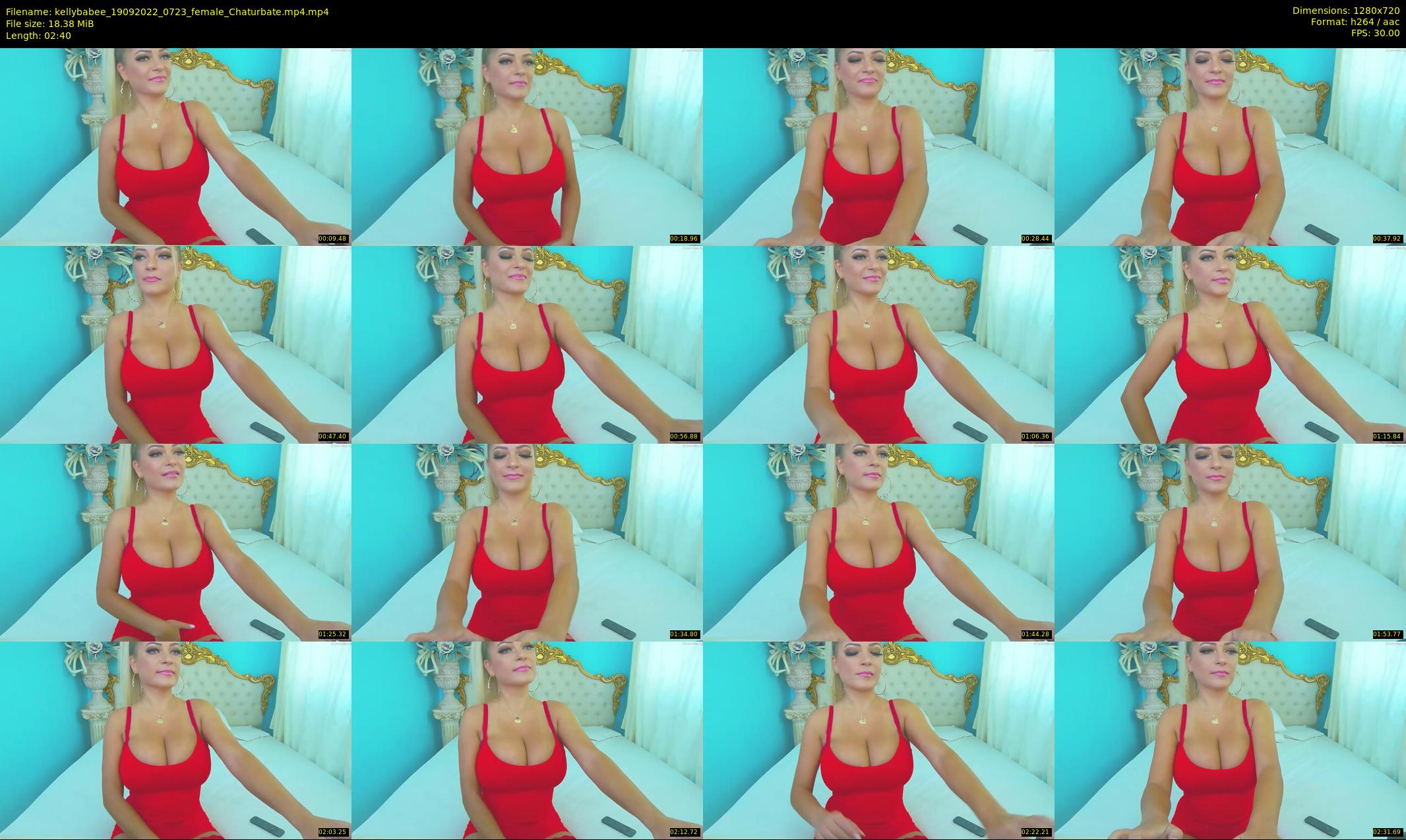 kellybabee — 3 minute Chaturbate female cam show recording, 720p, Sep 19, 2022