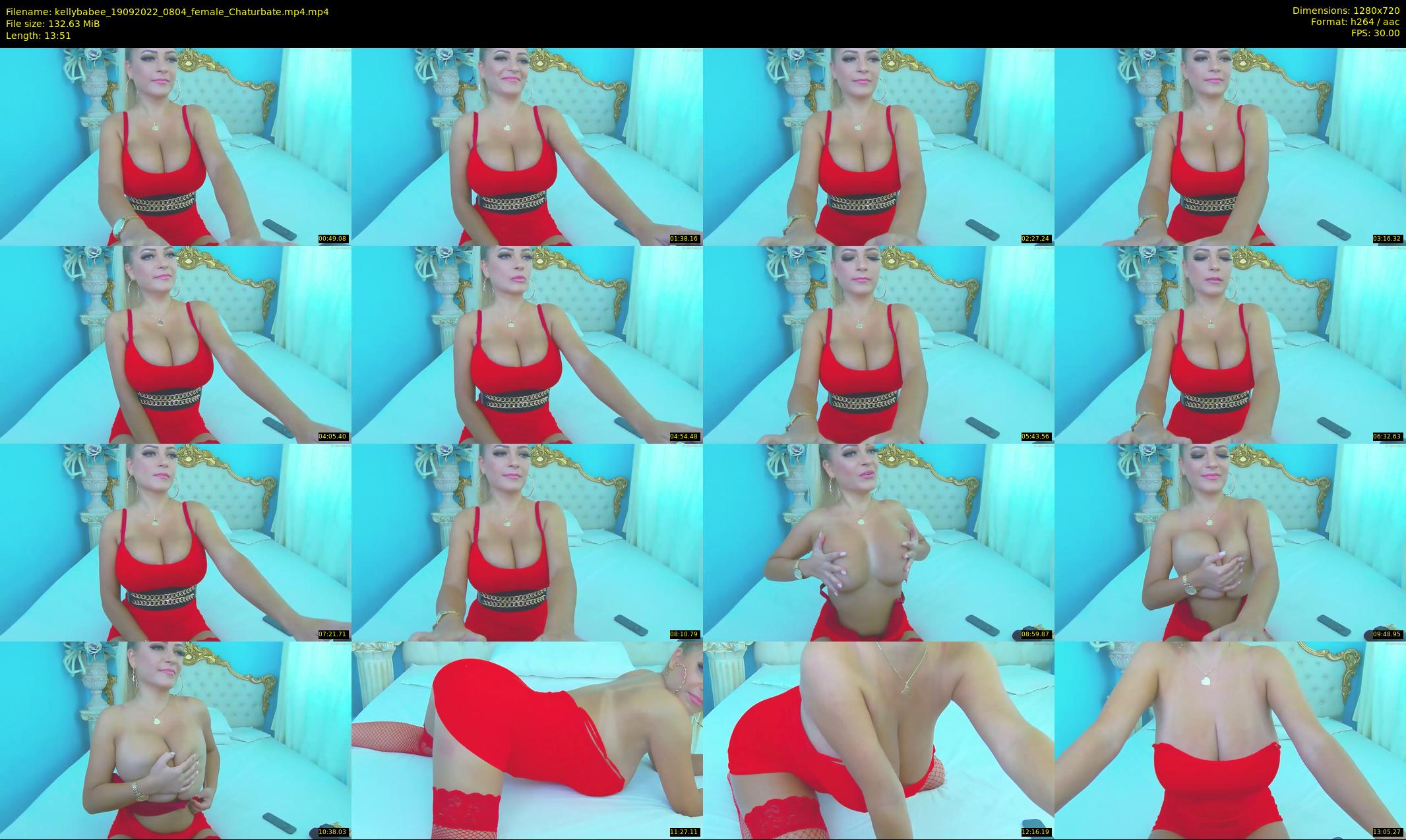 kellybabee — 14 minute Chaturbate female cam show recording, 720p, Sep 19, 2022