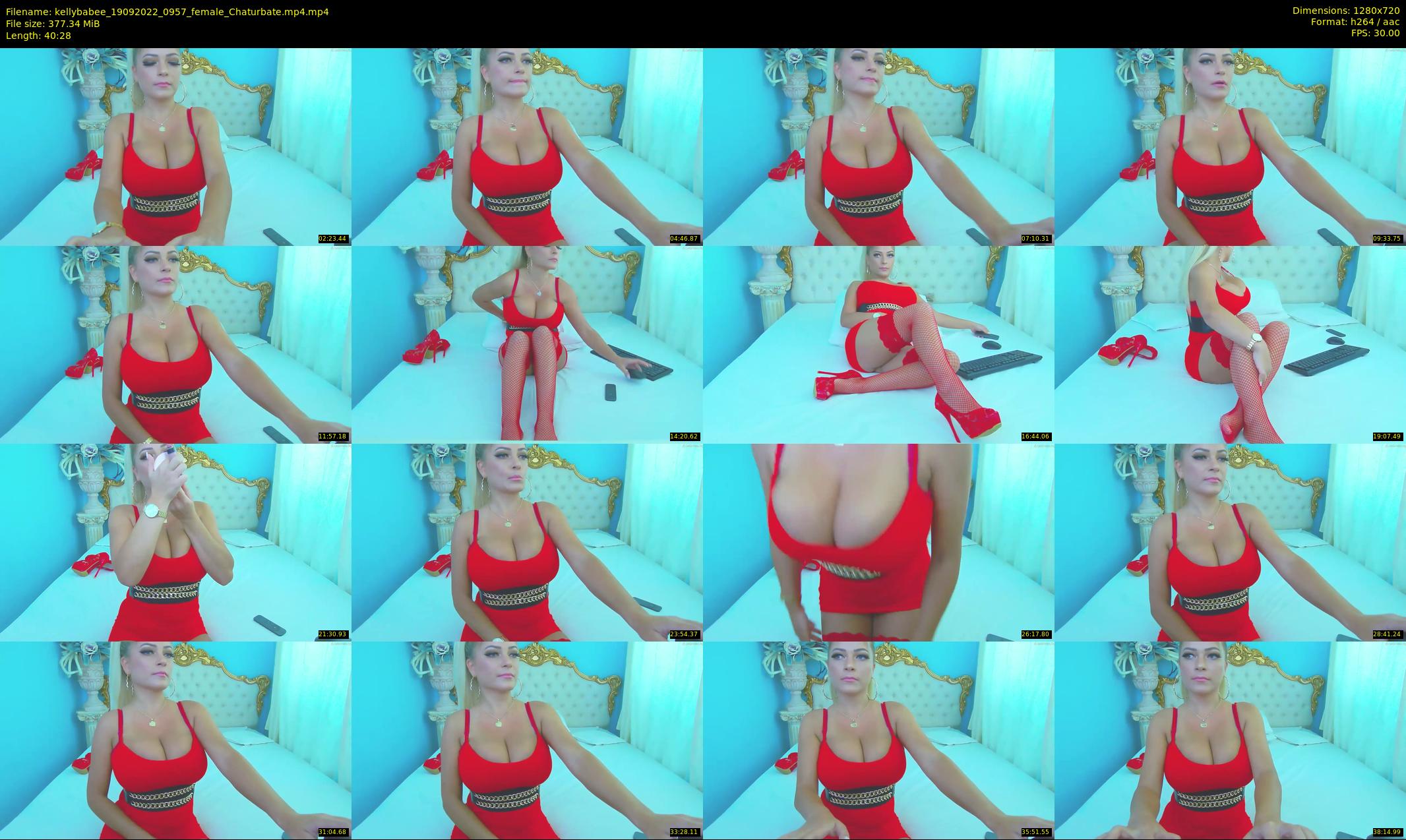 kellybabee — 41 minute Chaturbate female cam show recording, 720p, Sep 19, 2022