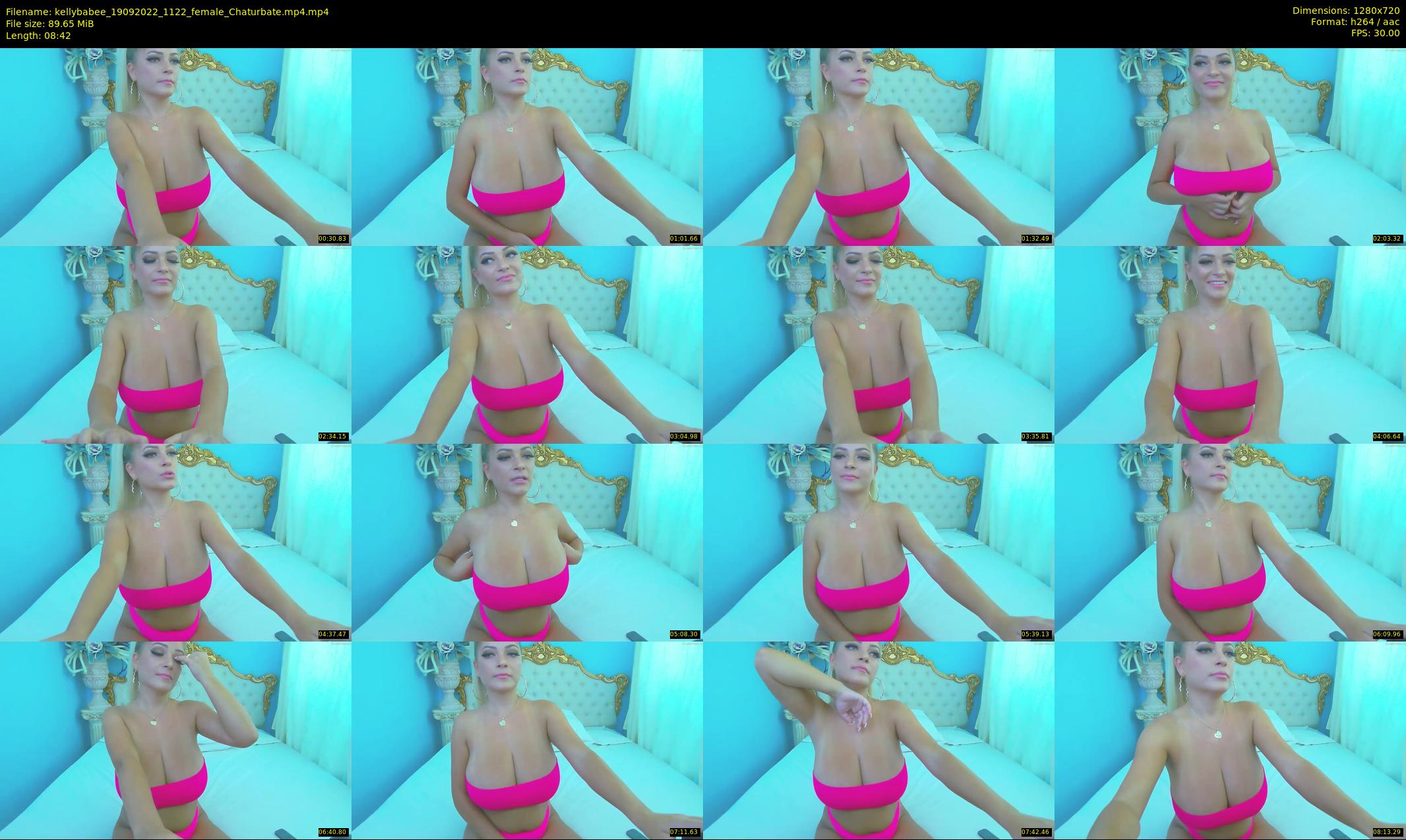 kellybabee — 9 minute Chaturbate female cam show recording, 720p, Sep 19, 2022