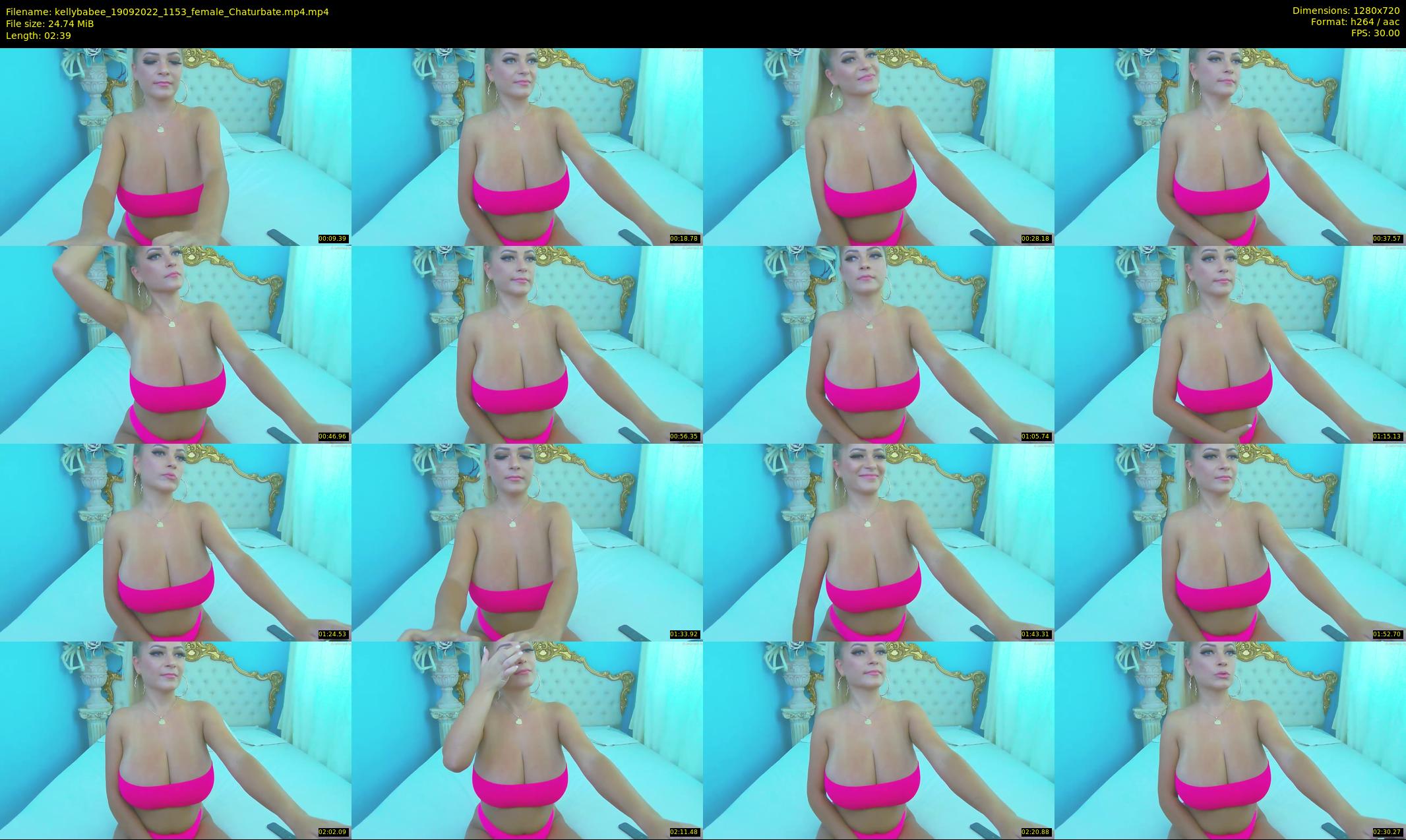 kellybabee — 3 minute Chaturbate female cam show recording, 720p, Sep 19, 2022