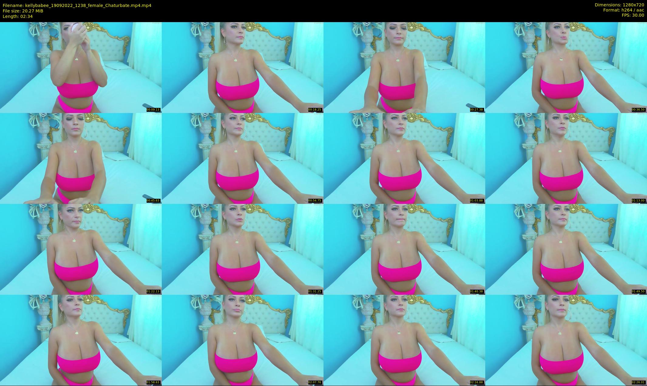 kellybabee — 3 minute Chaturbate female cam show recording, 720p, Sep 19, 2022