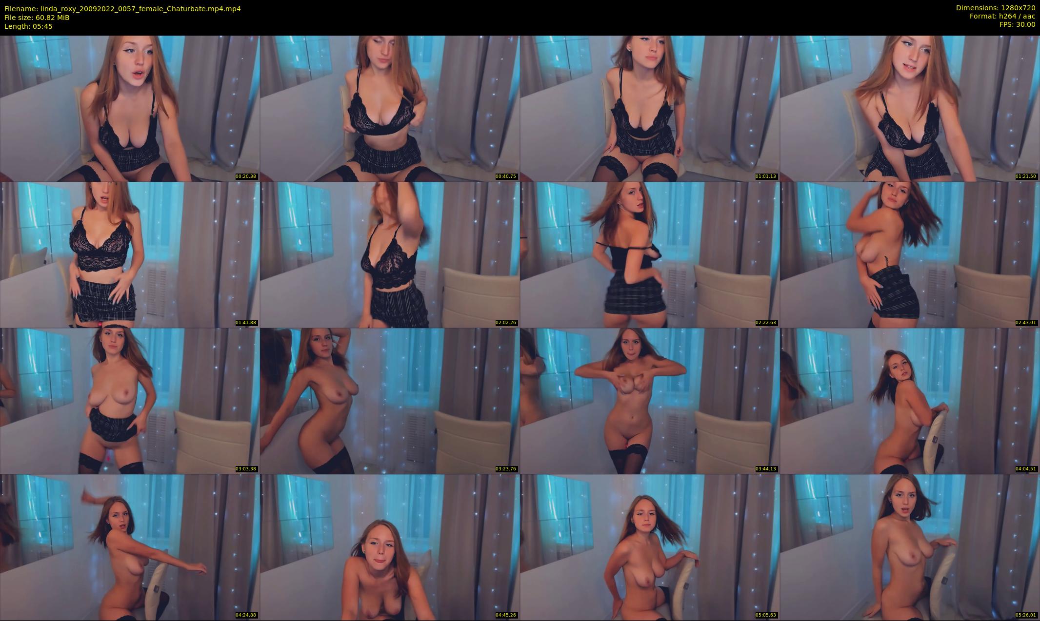 linda_roxy — 6 minute Chaturbate female cam show recording, 720p, Sep 20, 2022